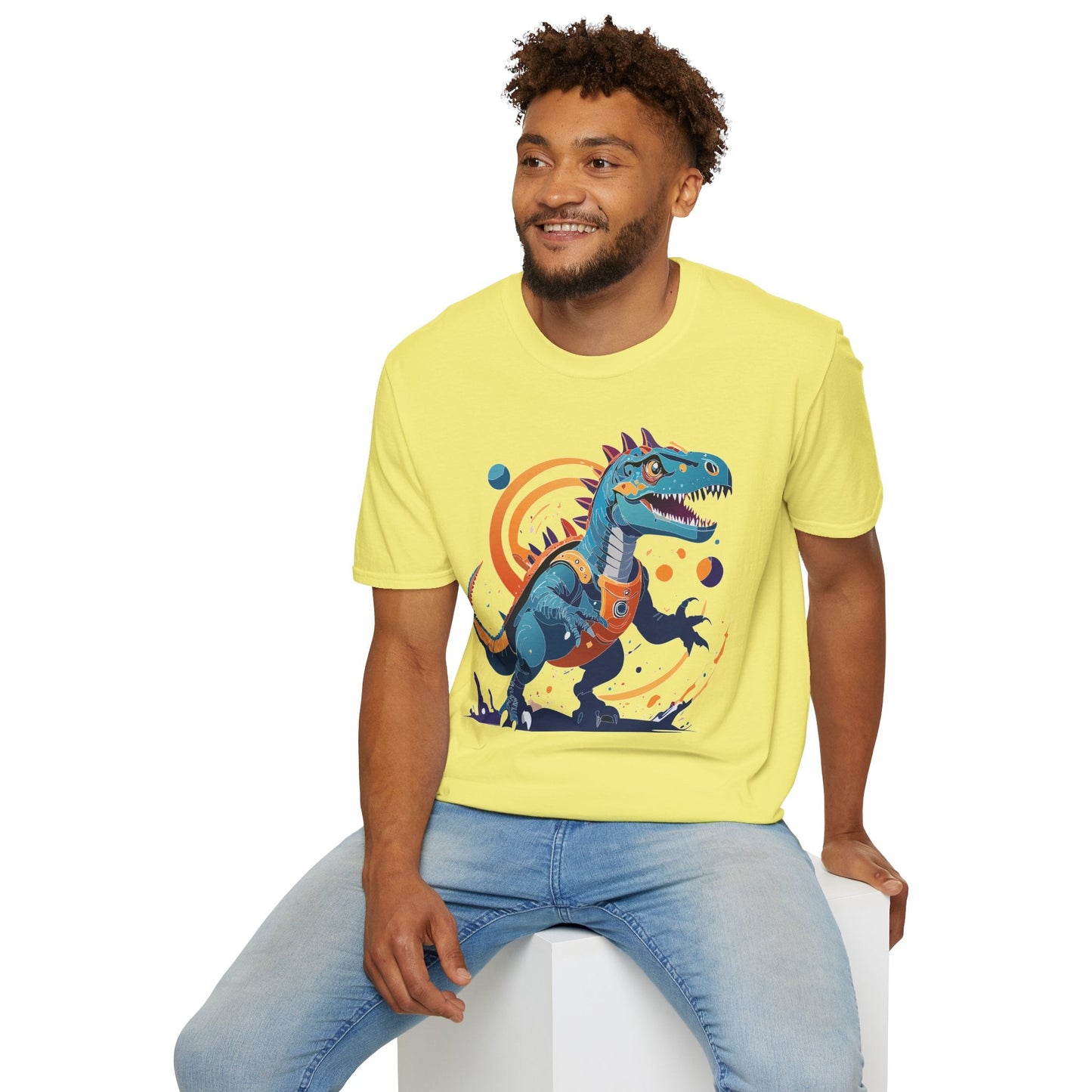 Unisex Alien T Shirt Cosmos Tee With Alien Design Gildan Softstyle 64000 Ring Spun Cotton