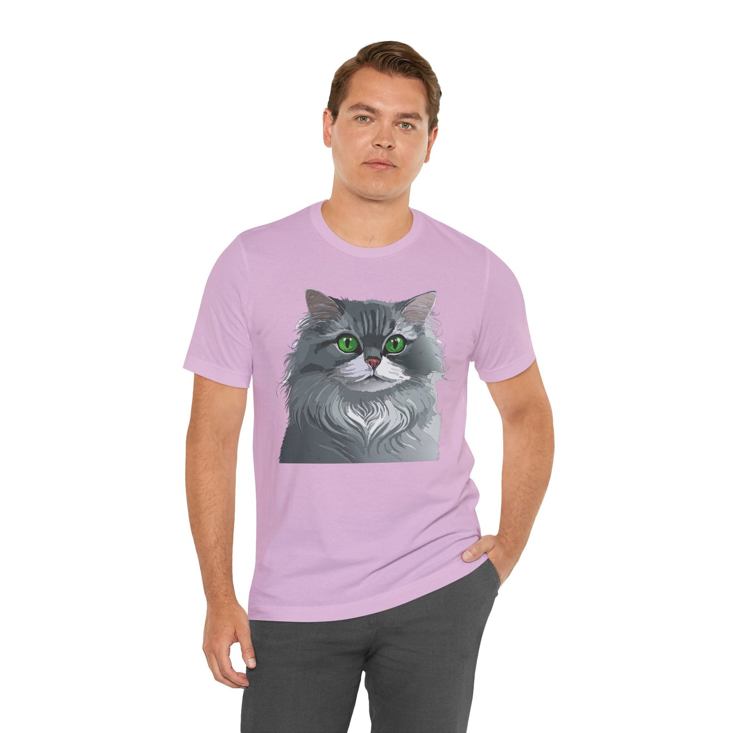 Unisex Animal Shirt With Art Design Animals Tee Short Sleeve Jersey Style Wild Animals Shirt