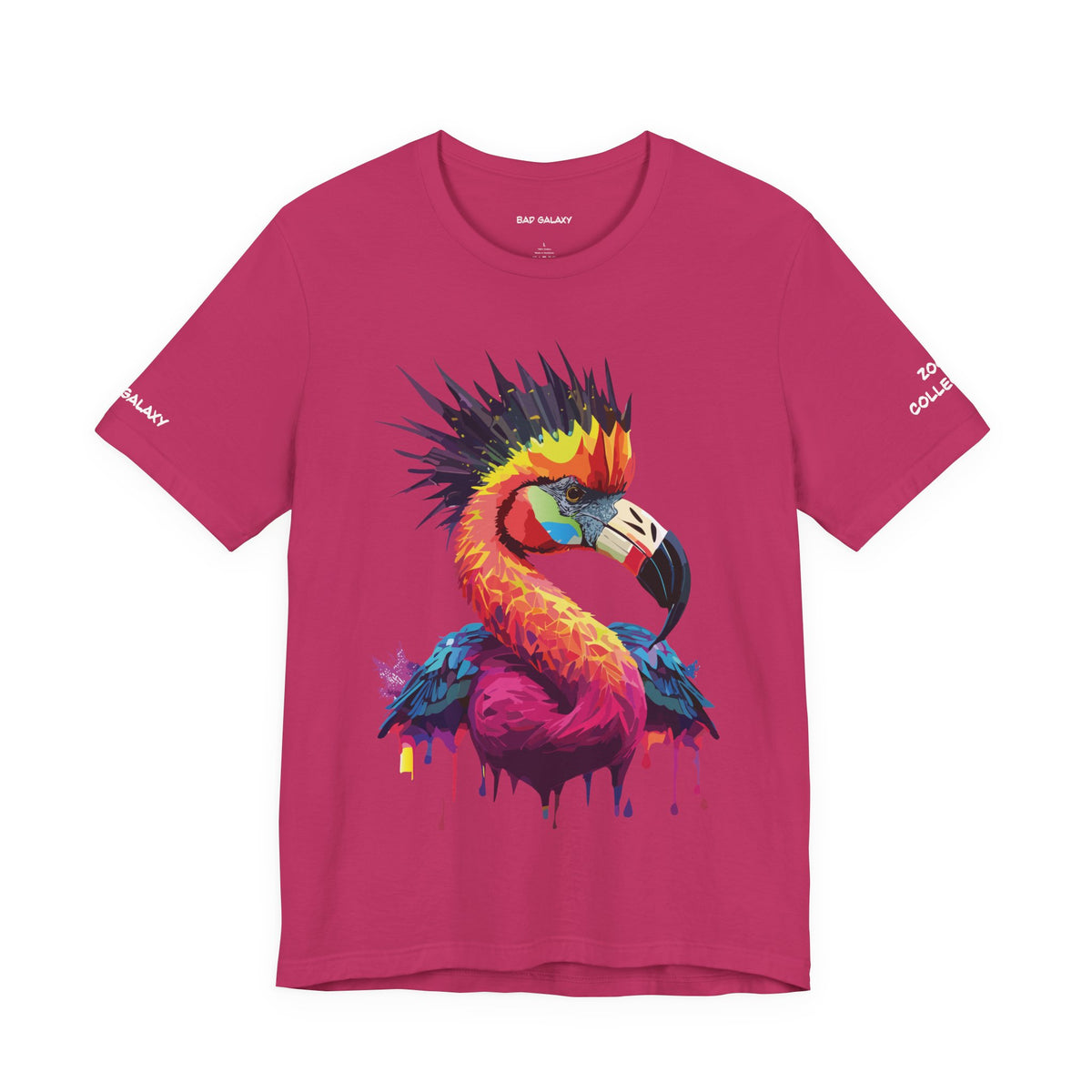 Animal Graphic Unisex Cotton Bella+Canvas Tee with Art Design b11