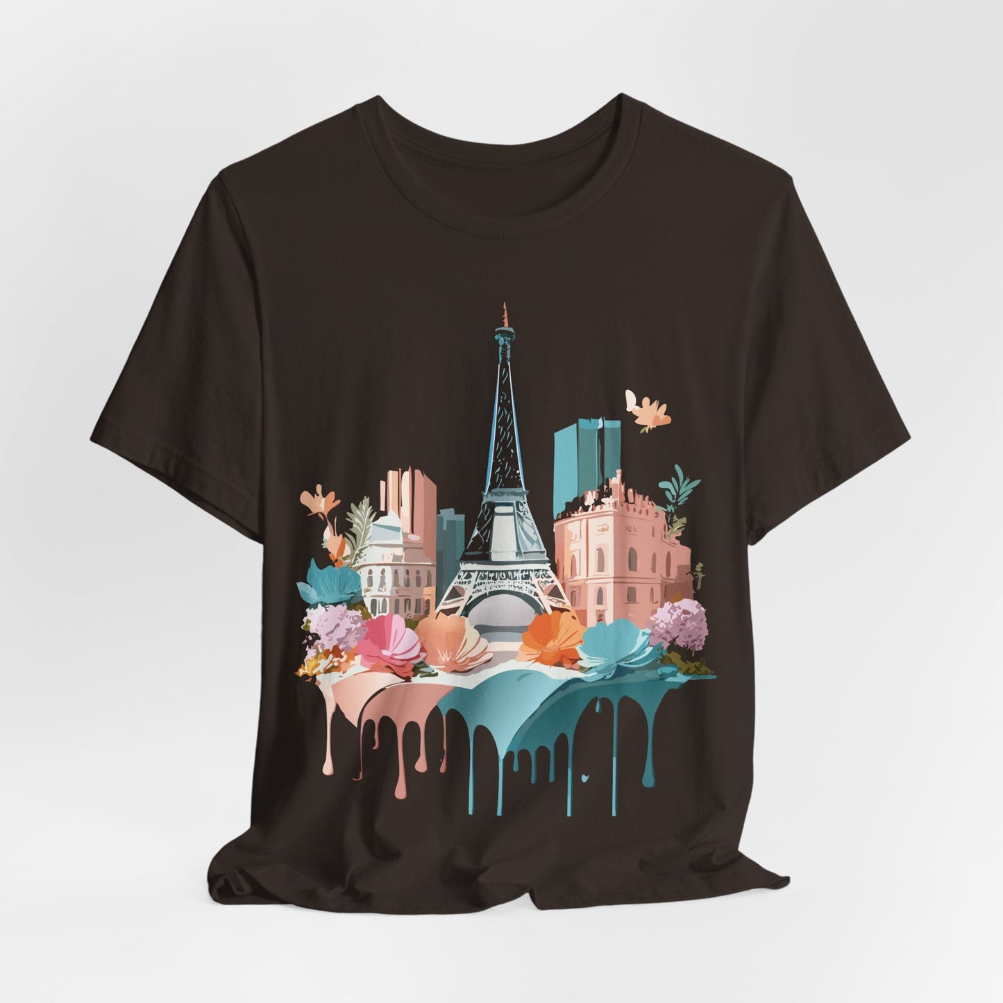 Paris Tourist Shirt Unisex Graphic Tee With Vintage Inspired Artwork By Adelpha Collection