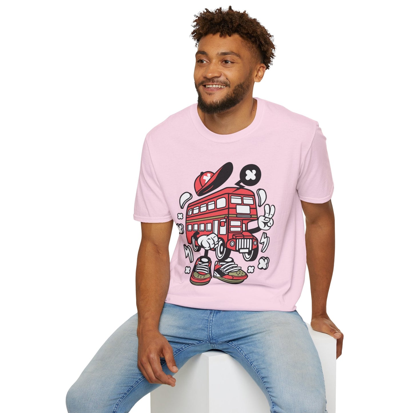 Cartoon Animation T Shirt Funny Tee Unisex Gildan Softstyle 64000 100 Percent Ring Spun Cotton
