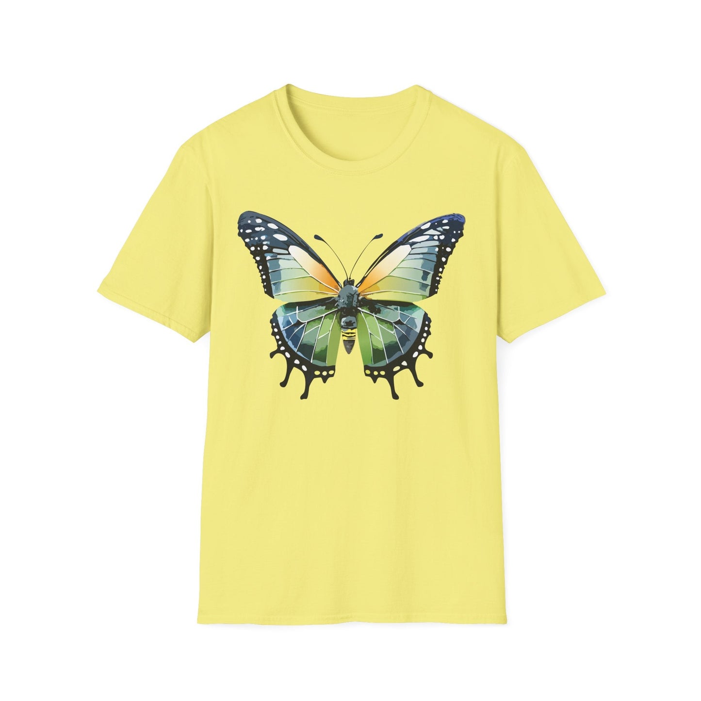 Butterfly Shirt Unisex Softstyle Gildan 64000 Monarch Butterfly Graphic Tee For Men And Women