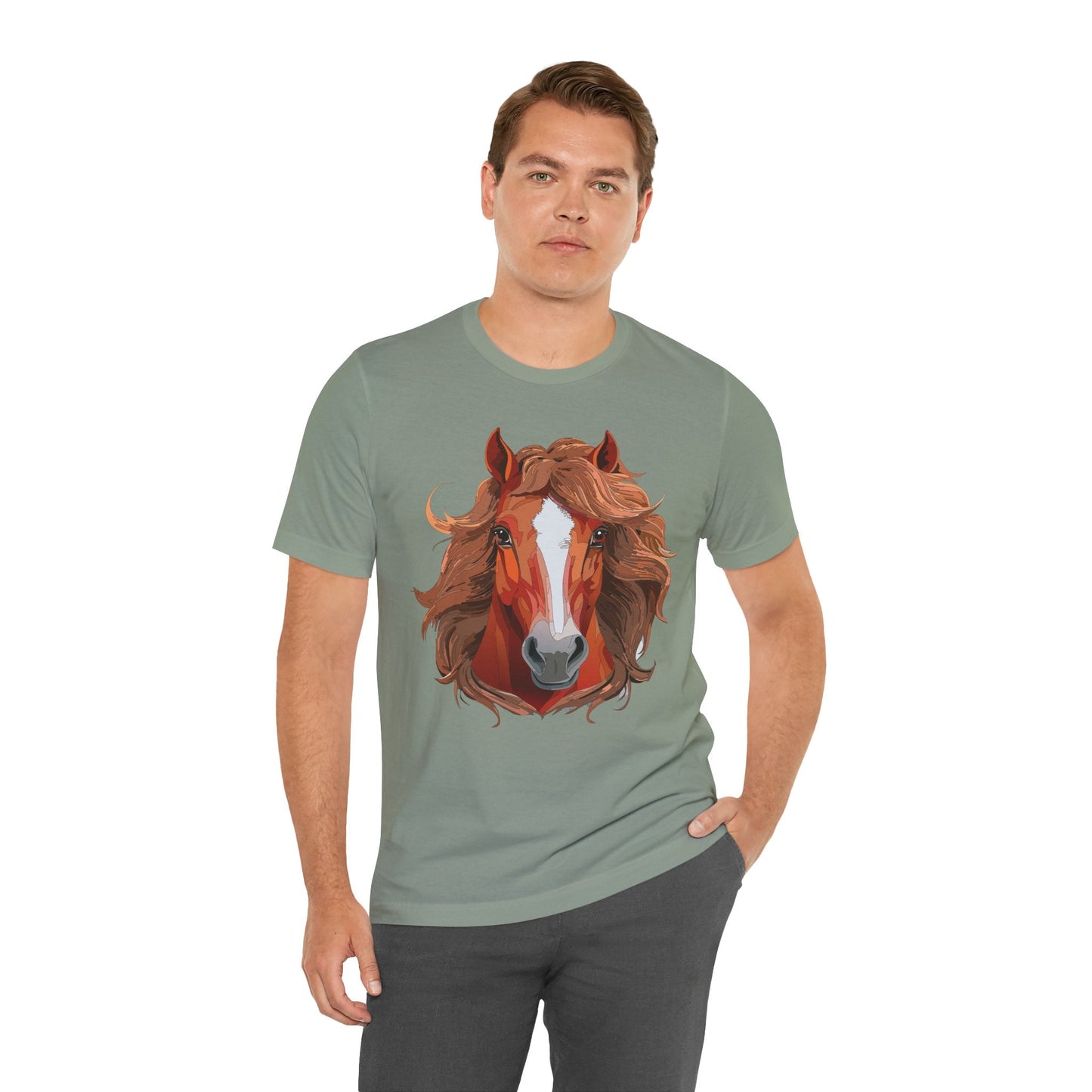 Unisex Animal Graphic Tee Shirt With Wild Animals Art Design For Everyday Casual Comfort Wear