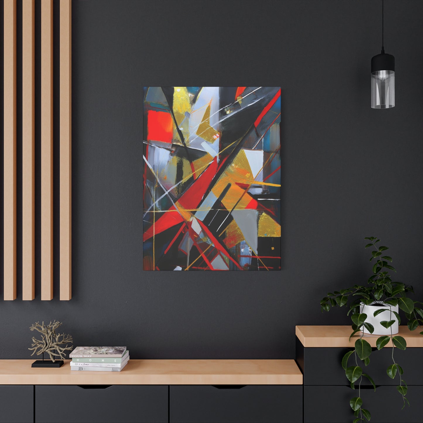 Abstract Oil Painting Print Canvas 20x24,20x30,24x30 24x32,24x36,30x40 32x48,36x48,40x60 Pine-Wood Inner Frame ABS-194