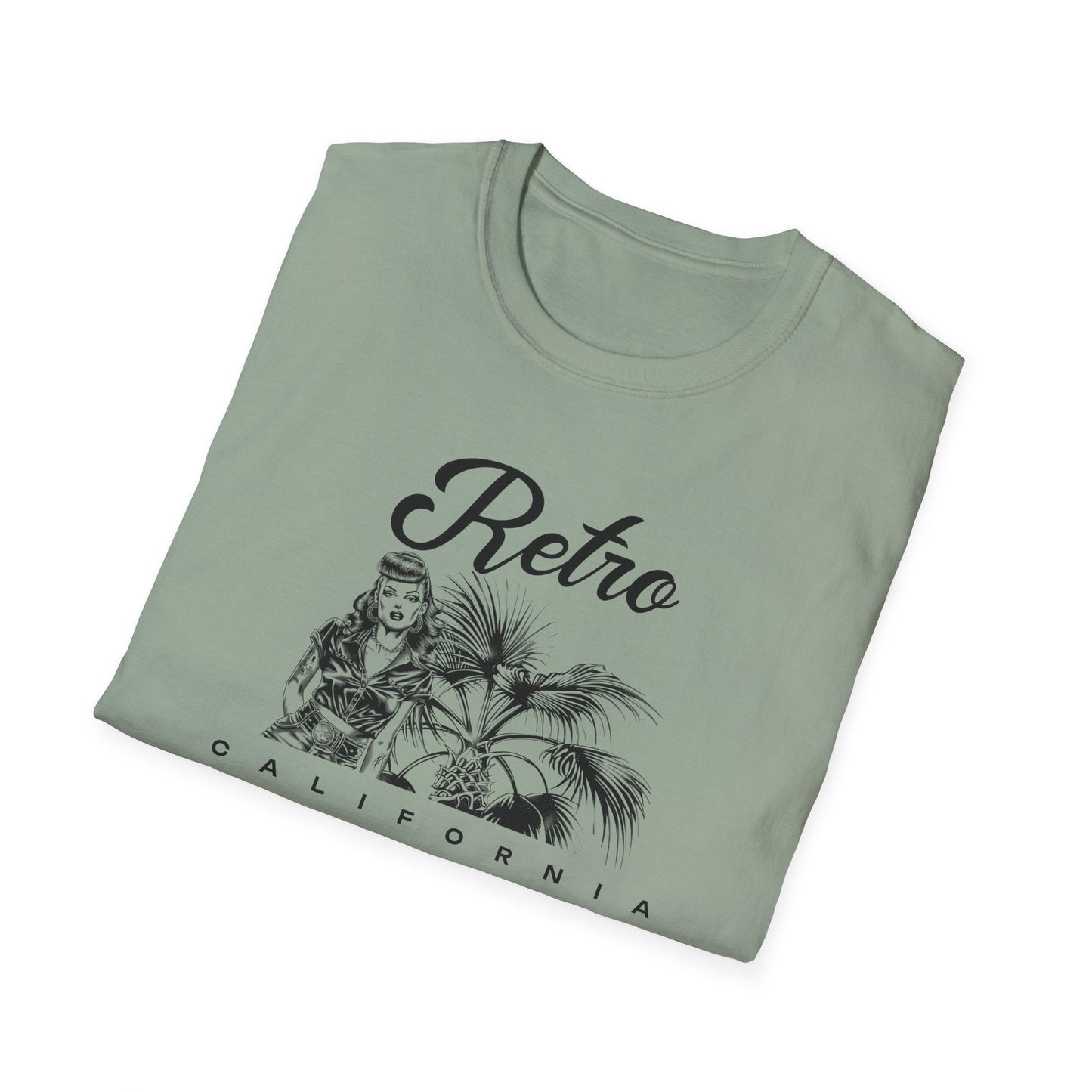 Retro California T-Shirt Unisex Cotton Vintage Palm Beach Graphic Tee