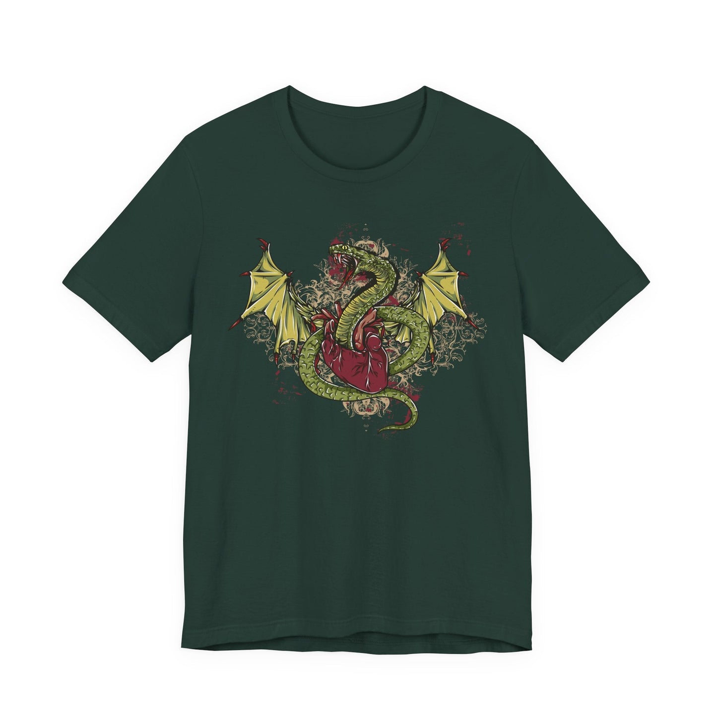 Dragon Illustration Graphic Unisex Cotton T-Shirt r29