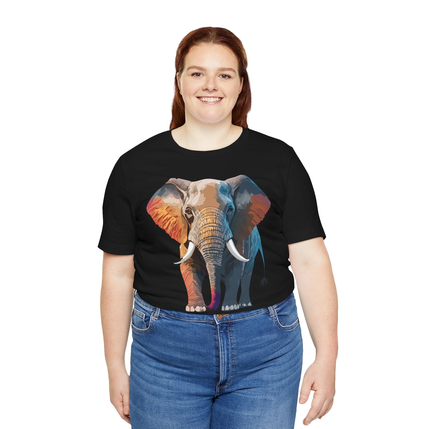 Unisex Animal Shirt With Animals Art Design Graphic Tee Short Sleeve Wild Animals