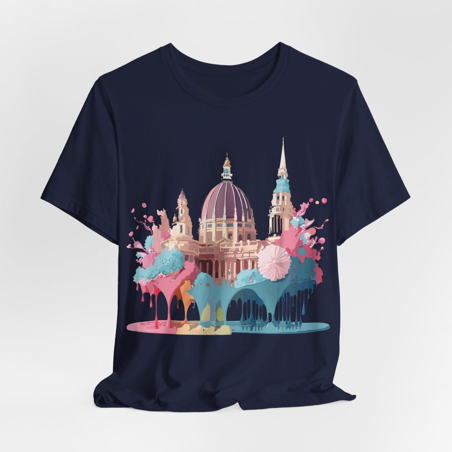 Tourist Shirt With Vienna Graphic Tee Unisex Short Sleeve Art Design Adelpha Vintage Artwork