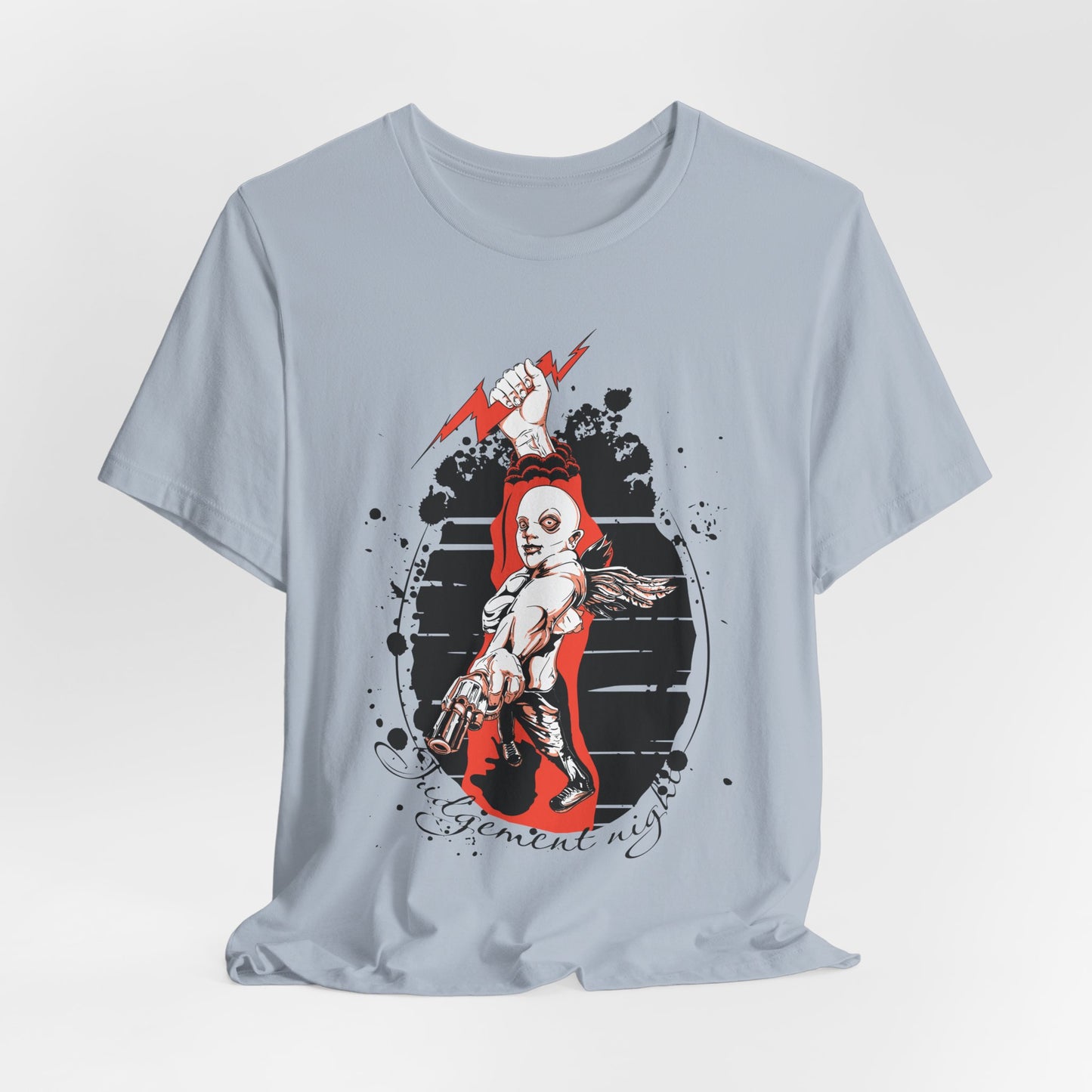 Judgment Night Tee, Artistic Tee, Graphic T-Shirt, Comic Tees, Artistic Comic T-Shirt, Vintage Top