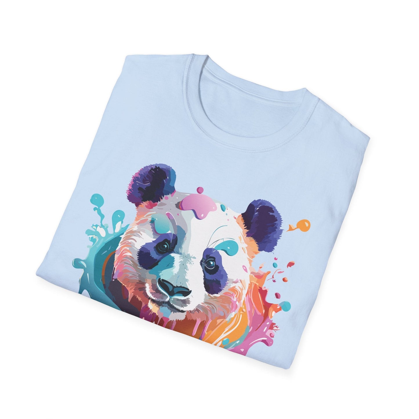 Panda Shirt T Shirt Softstyle 64000 Gildan 100 Percent Ring Spun Cotton Comfortable Animal Tee