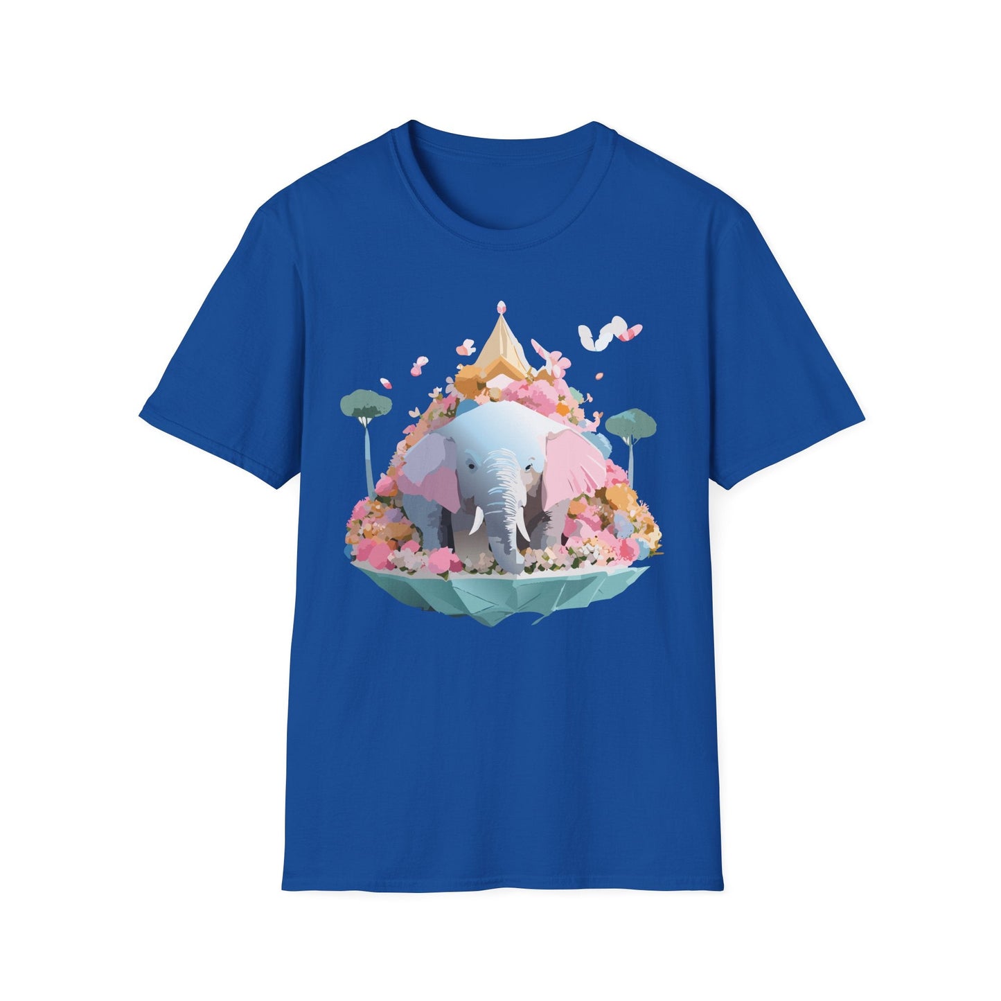 Elephant Graphic T Shirt For Animals Unisex Gildan Softstyle 64000 Cotton Tee Apparel