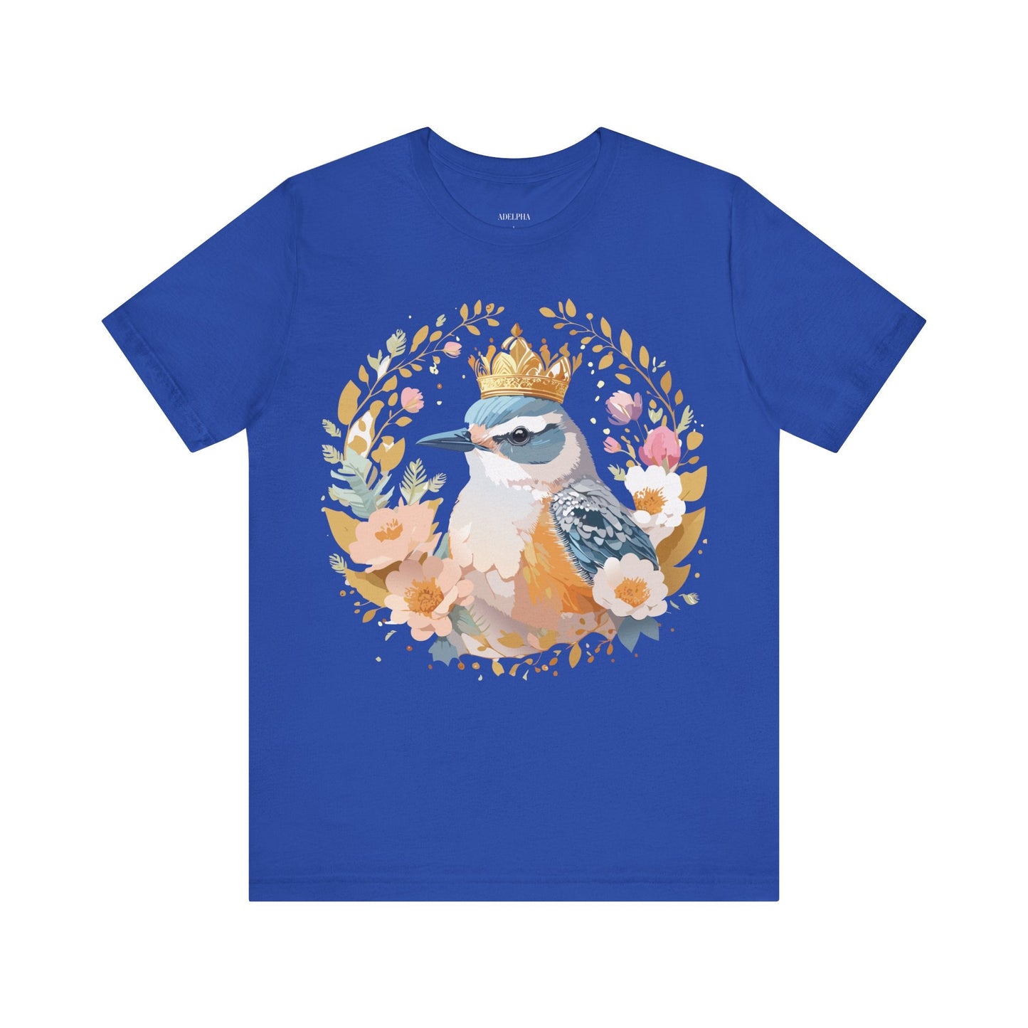 Adelpha Medallion Graphic Tee Unisex Short Sleeve Vintage Inspired Art Design Apparel