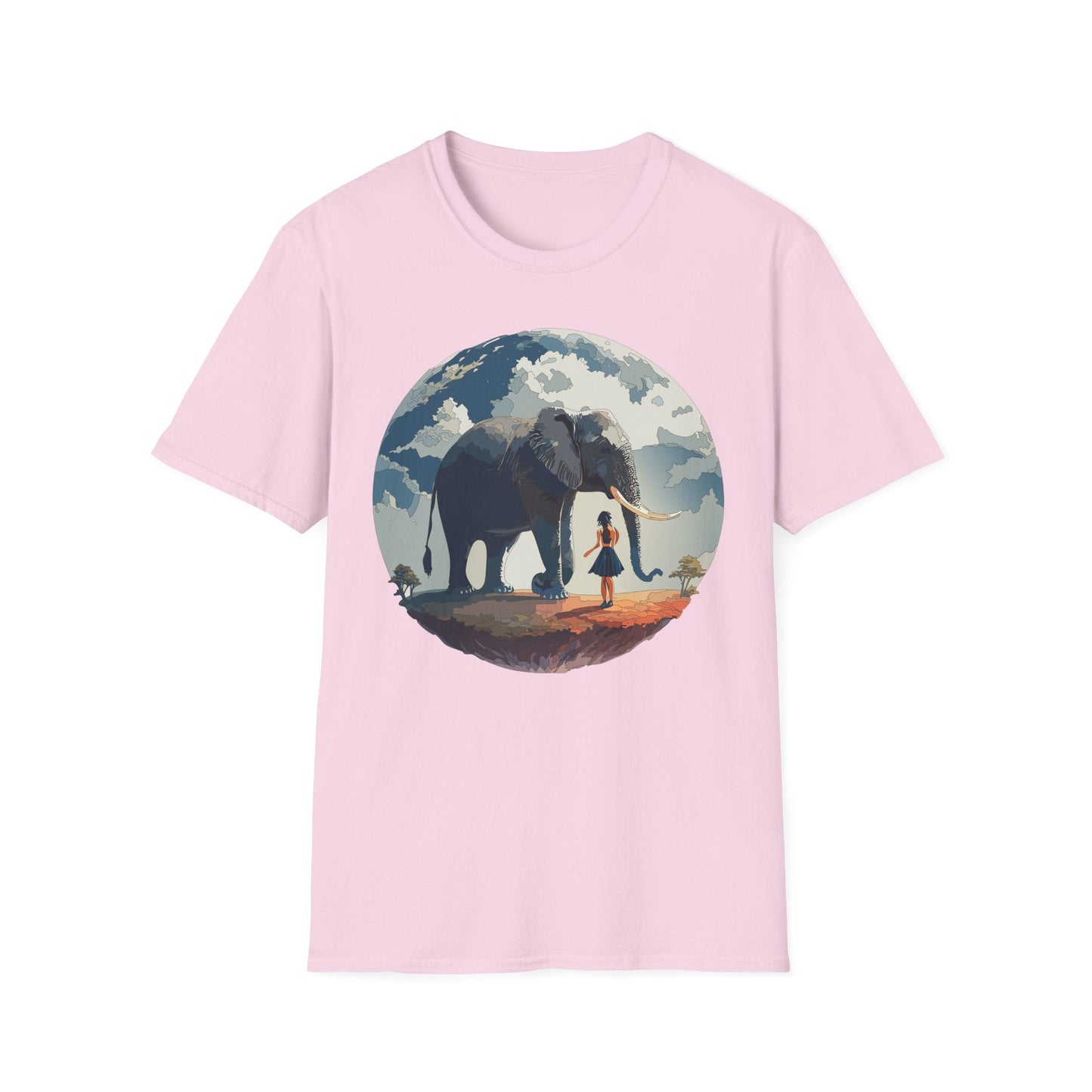 Womens Graphic T Shirt Art Design Tee Softstyle Gildan 64000 100 Percent Ring Spun Cotton