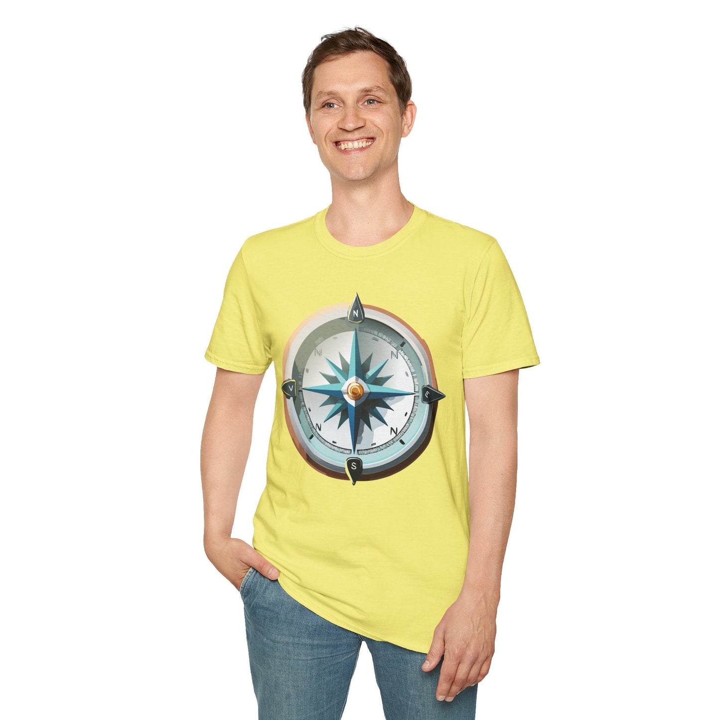 Compass Navigator Graphic Tee Unisex 100 Cotton 20
