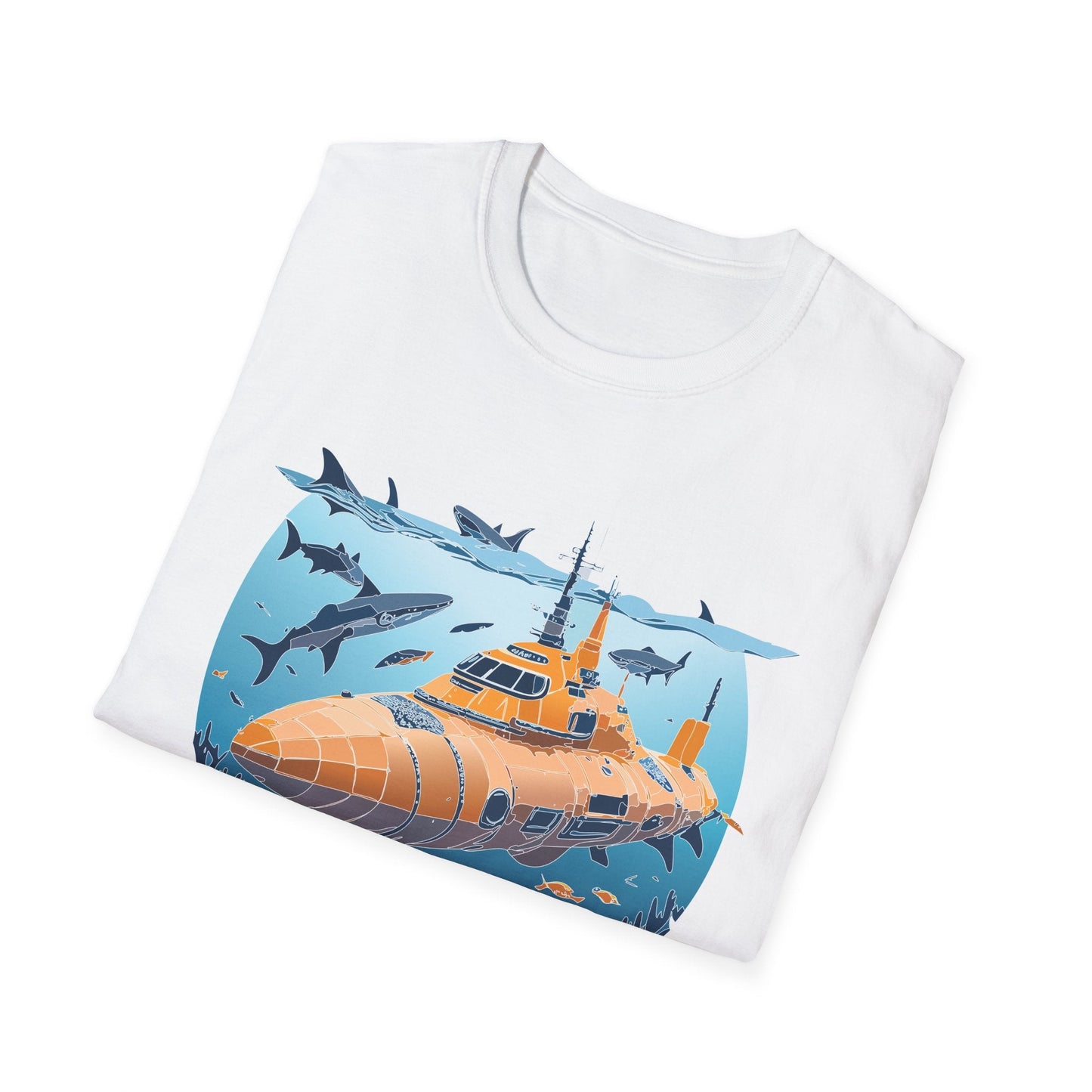 Ocean Graphic Unisex Softstyle Cotton Tee 16