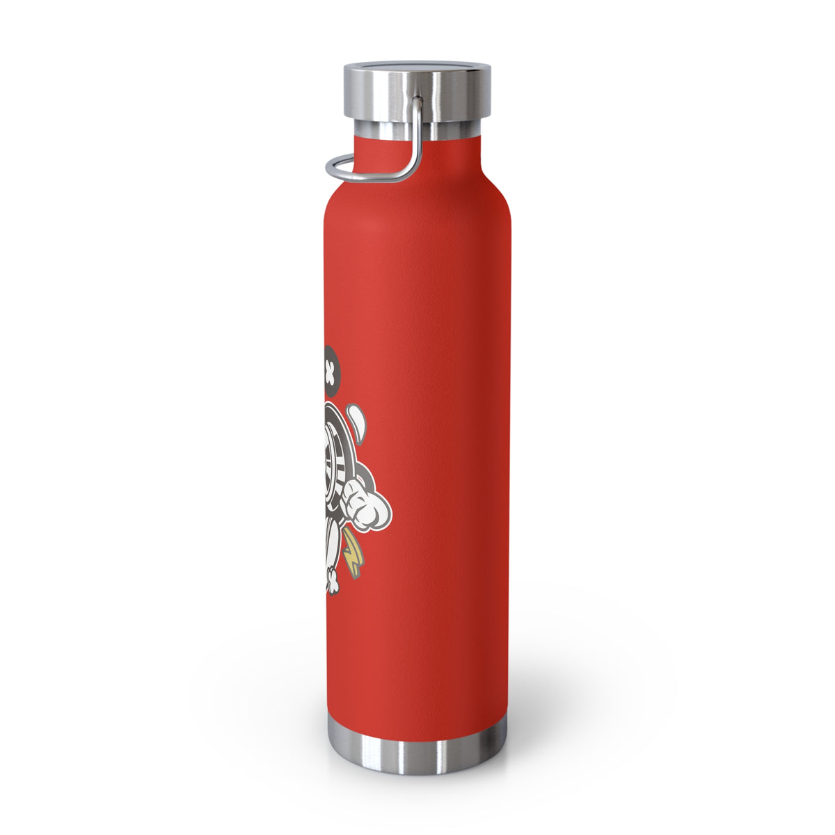 22oz Copper Insulated Water Bottle with Cartoon Design - CV24
