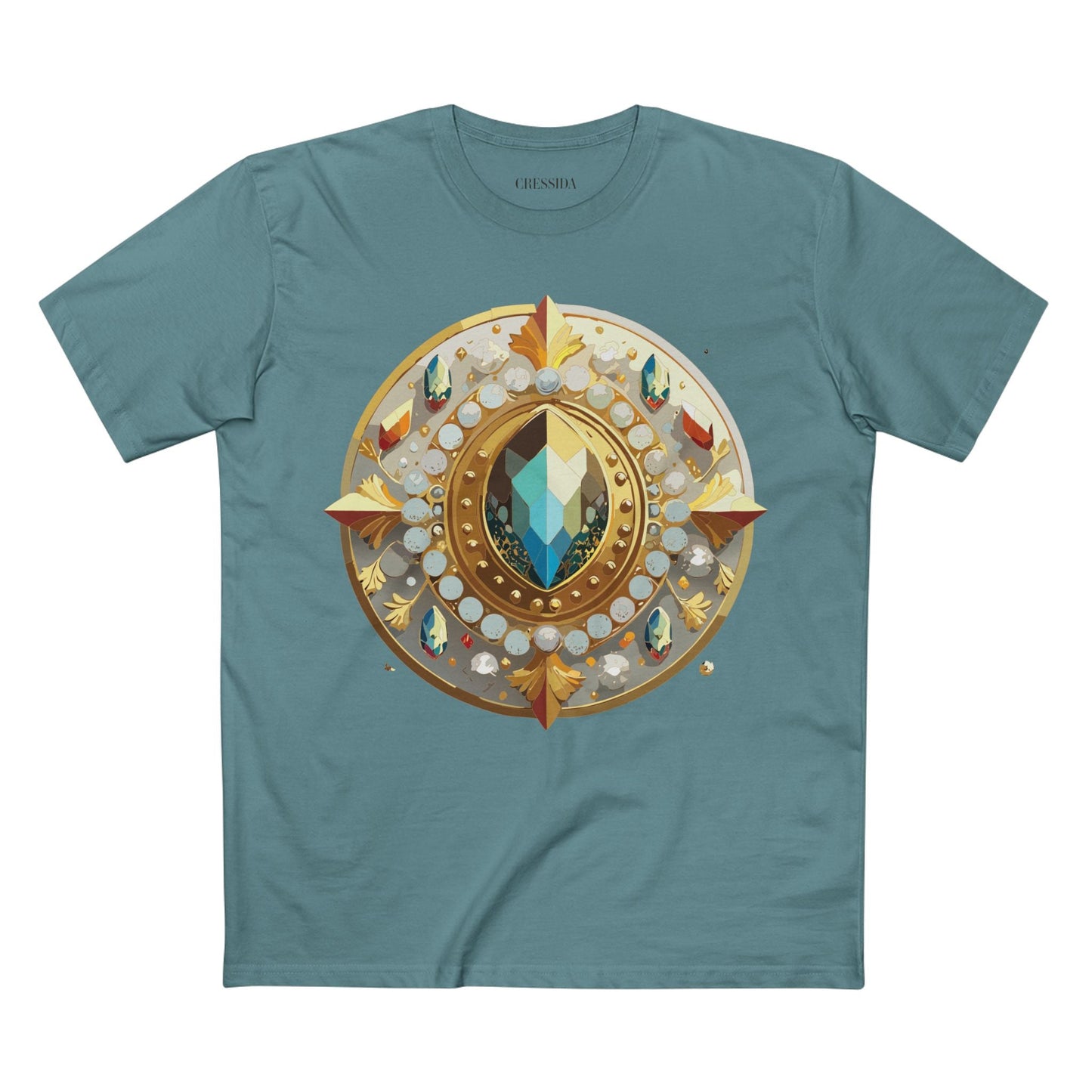 Medallion Graphic T-Shirt Unisex 100 Cotton With Gold Art Design Medal Tee 20