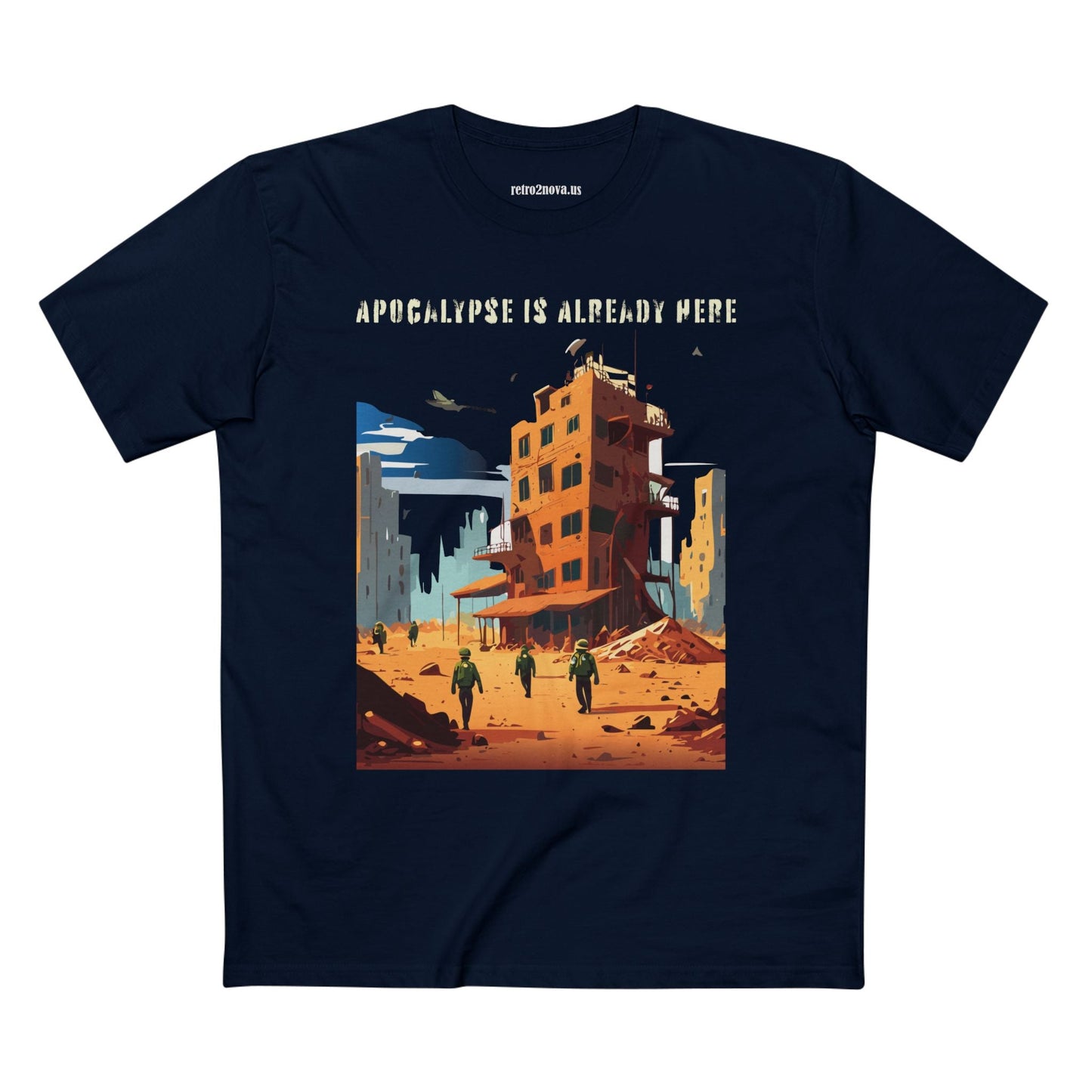 Cataclysm Doomsday Shirt Unisex Premium Cotton Tee With Original Art By Retro2Nova