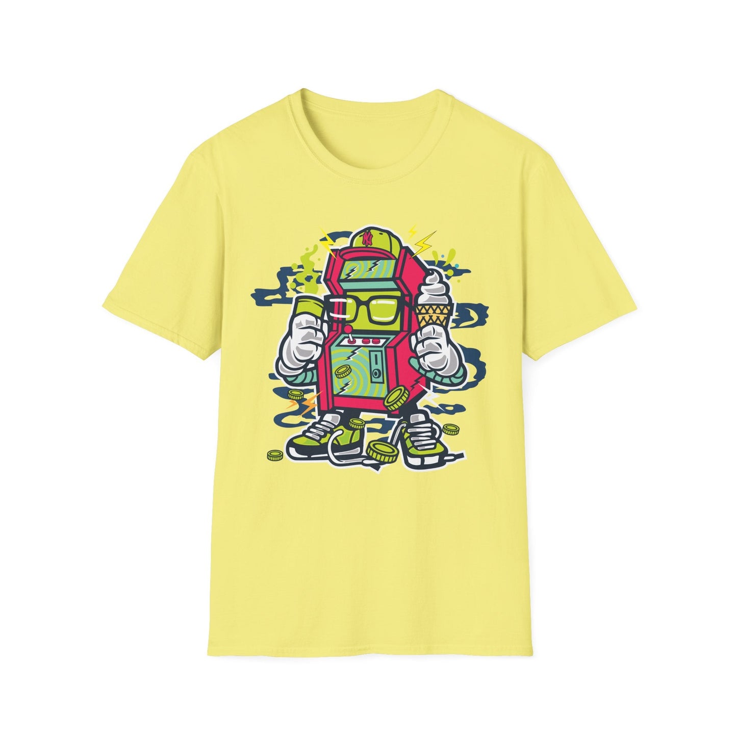 Cartoon T Shirt Animation Tee Funny Graphic Unisex Gildan Softstyle 64000 100 Percent Cotton