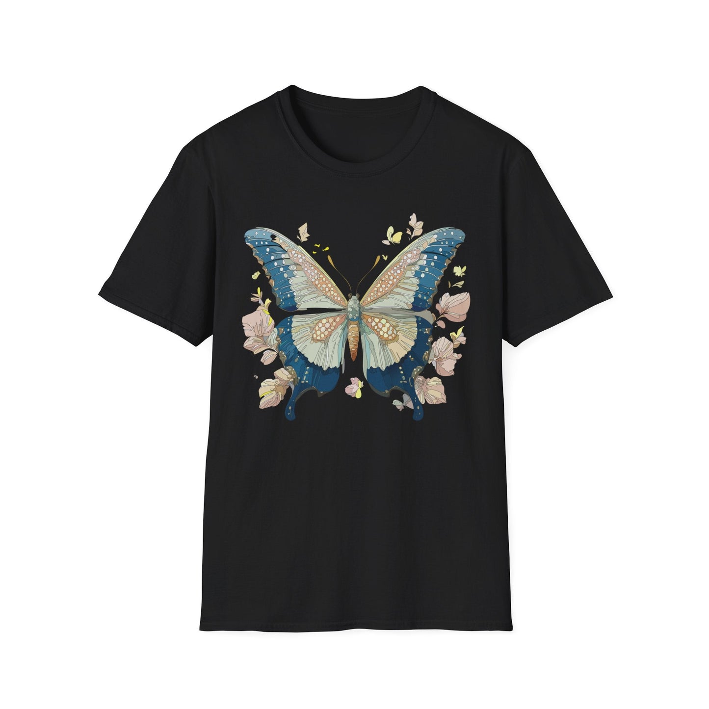 Butterfly Shirt Unisex T Shirt Monarch Butterfly Softstyle Gildan 100 Cotton Tee