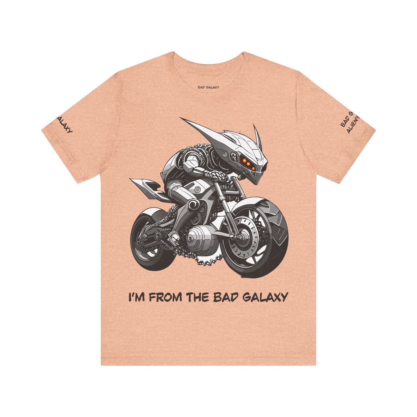 Alien Tee Shirt From Bad Galaxy Made To Order 100 Percent Cotton Lightweight Tee Made In USA
