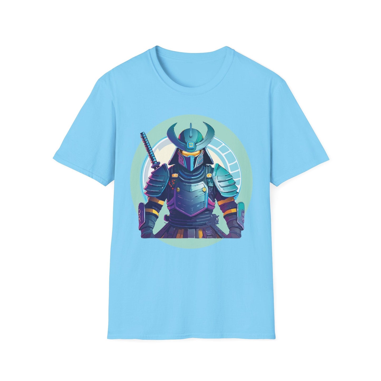Samurai T Shirt Unisex Softstyle Tee Gildan 64000 Lightweight Ring Spun Cotton Everyday Comfort