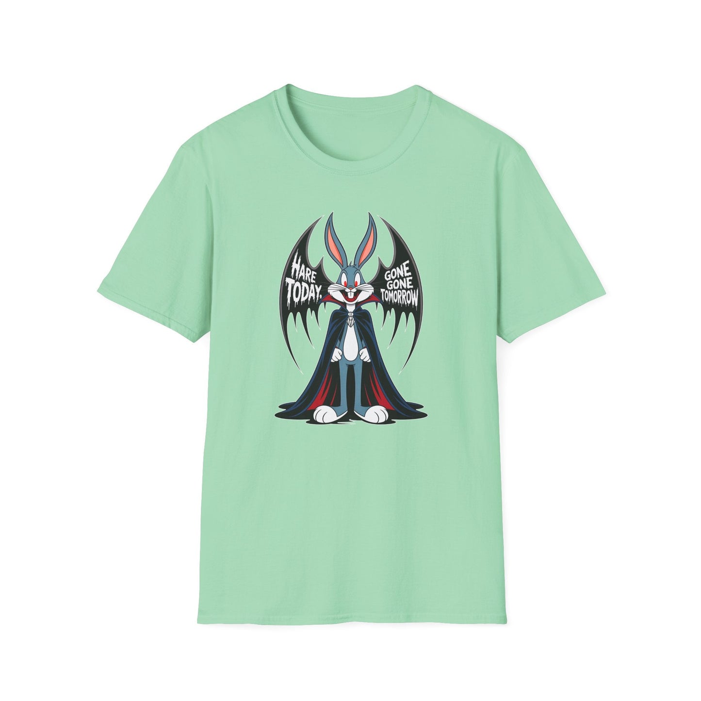 Bugs Bunny T Shirt Cartoon Art Design Unisex Gildan Softstyle 100 Percent Ring Spun Cotton