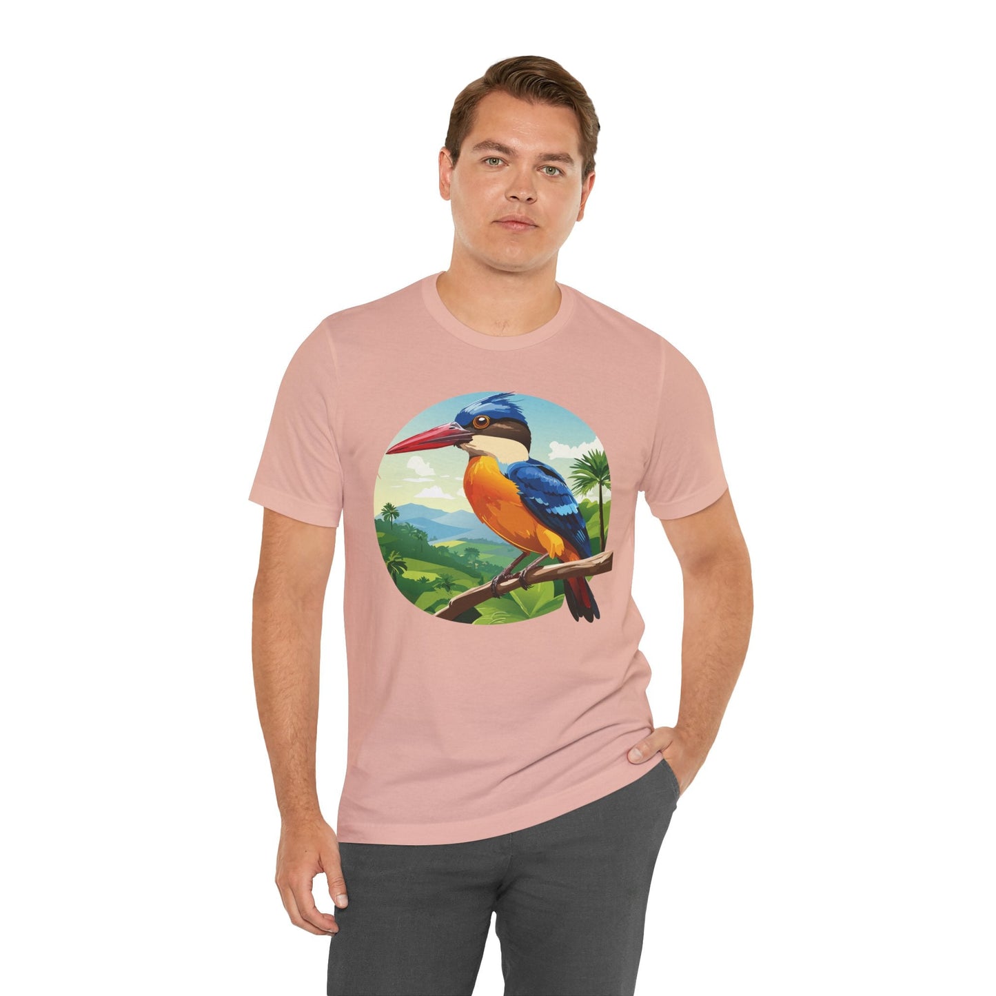 Unisex Animal Shirt With Art Design Featuring Wild Animals Jersey Short Sleeve Tee