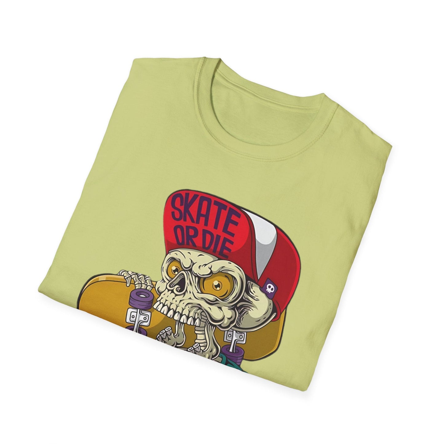 Skull T Shirt Skeleton Tee Unisex Softstyle Cotton Gildan 64000 Graphic Tee For Everyday Wear