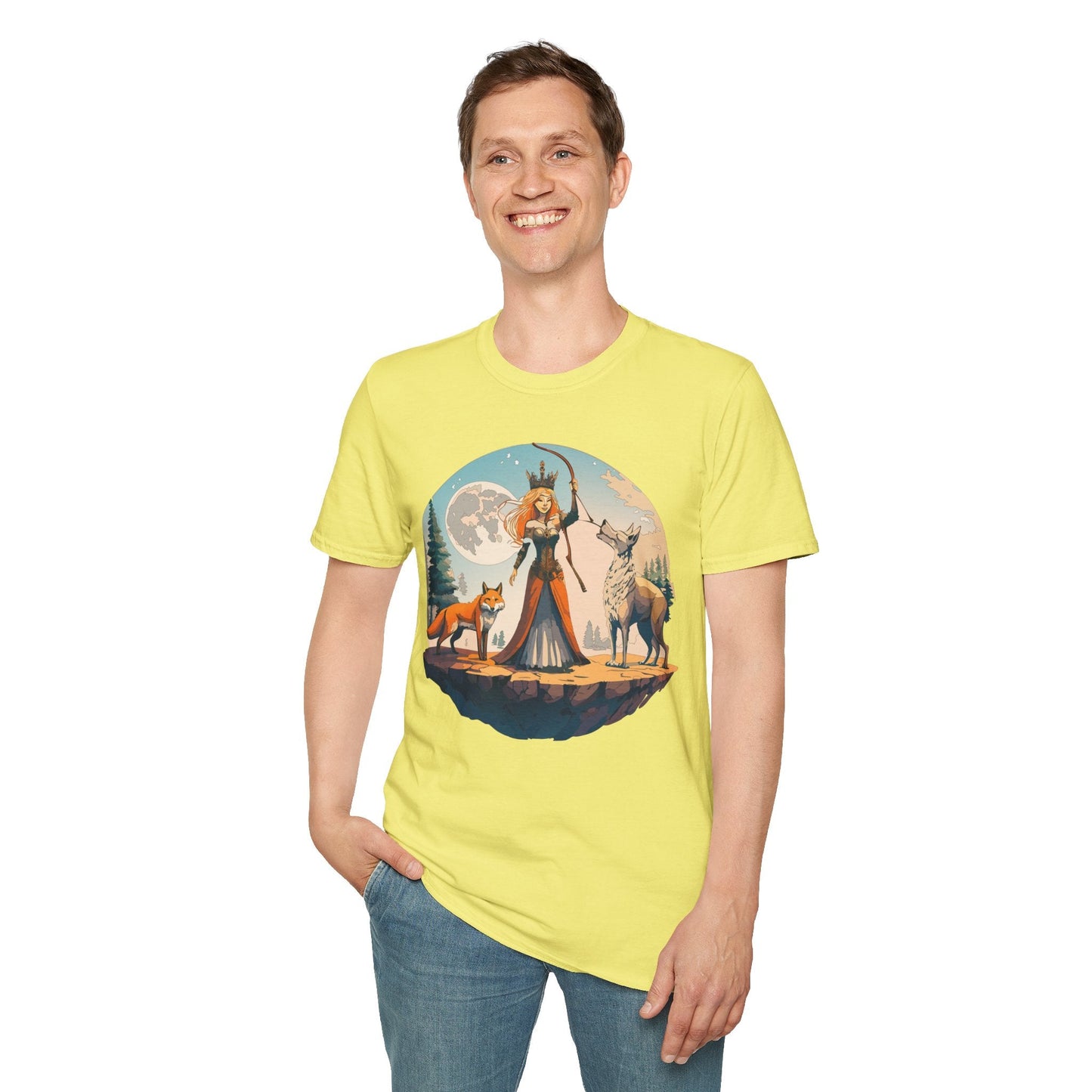 Womens Graphic T Shirts Art Design Shirt Softstyle Gildan 64000 Unisex Tee Ring Spun Cotton