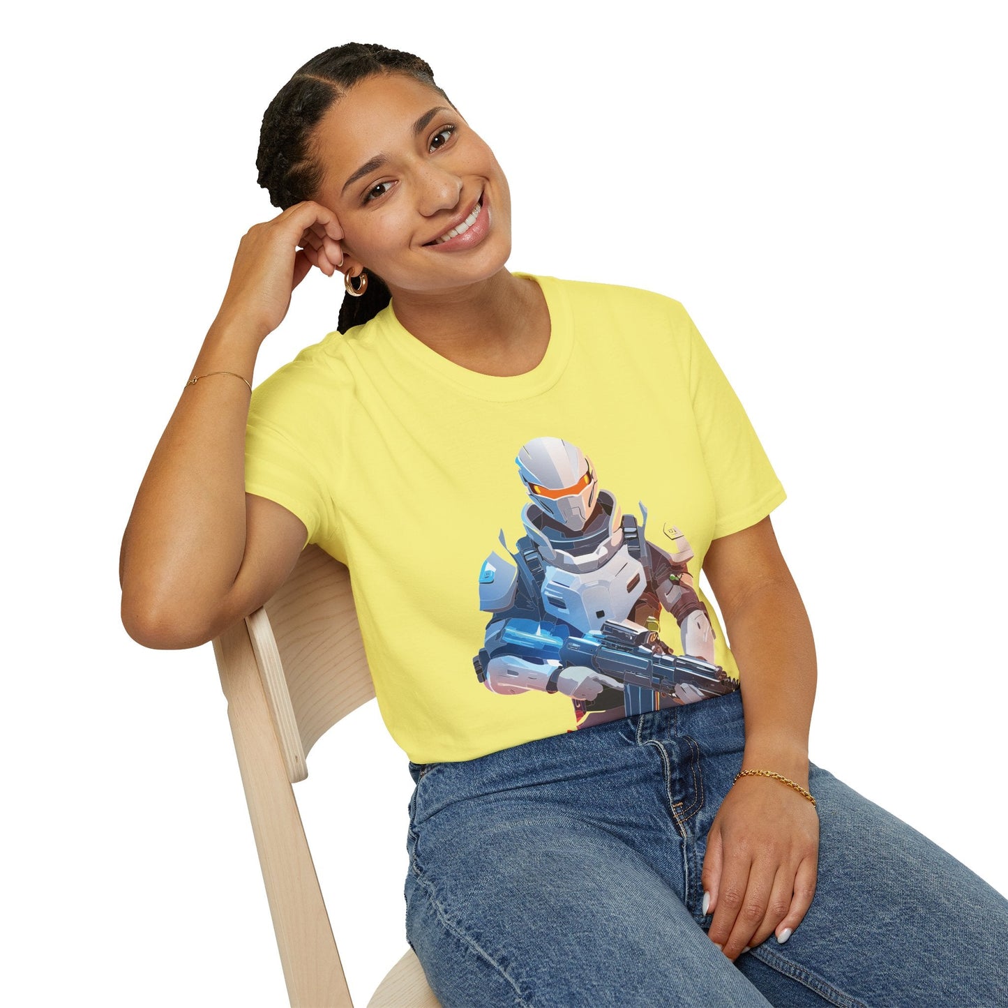 Robocop T Shirt Unisex Softstyle Ring Spun Cotton Tee With Robocop Art Design Premium Comfort