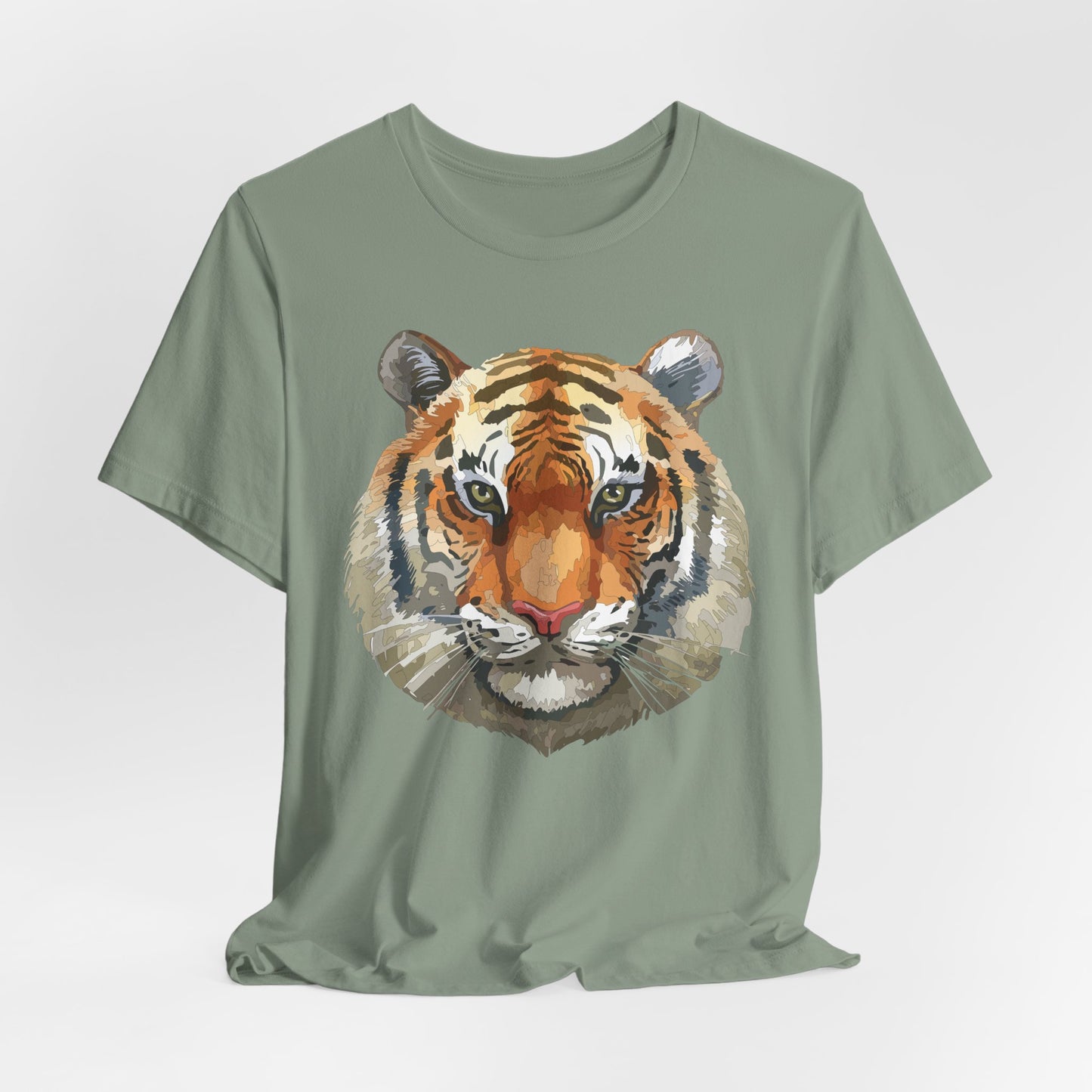 Unisex Tiger Tee, Animal Shirt, Tee Shirt with Tiger, Safari T-Shirt, Animal Tees, Big Cat Shirt, Safari T-Shirt 4