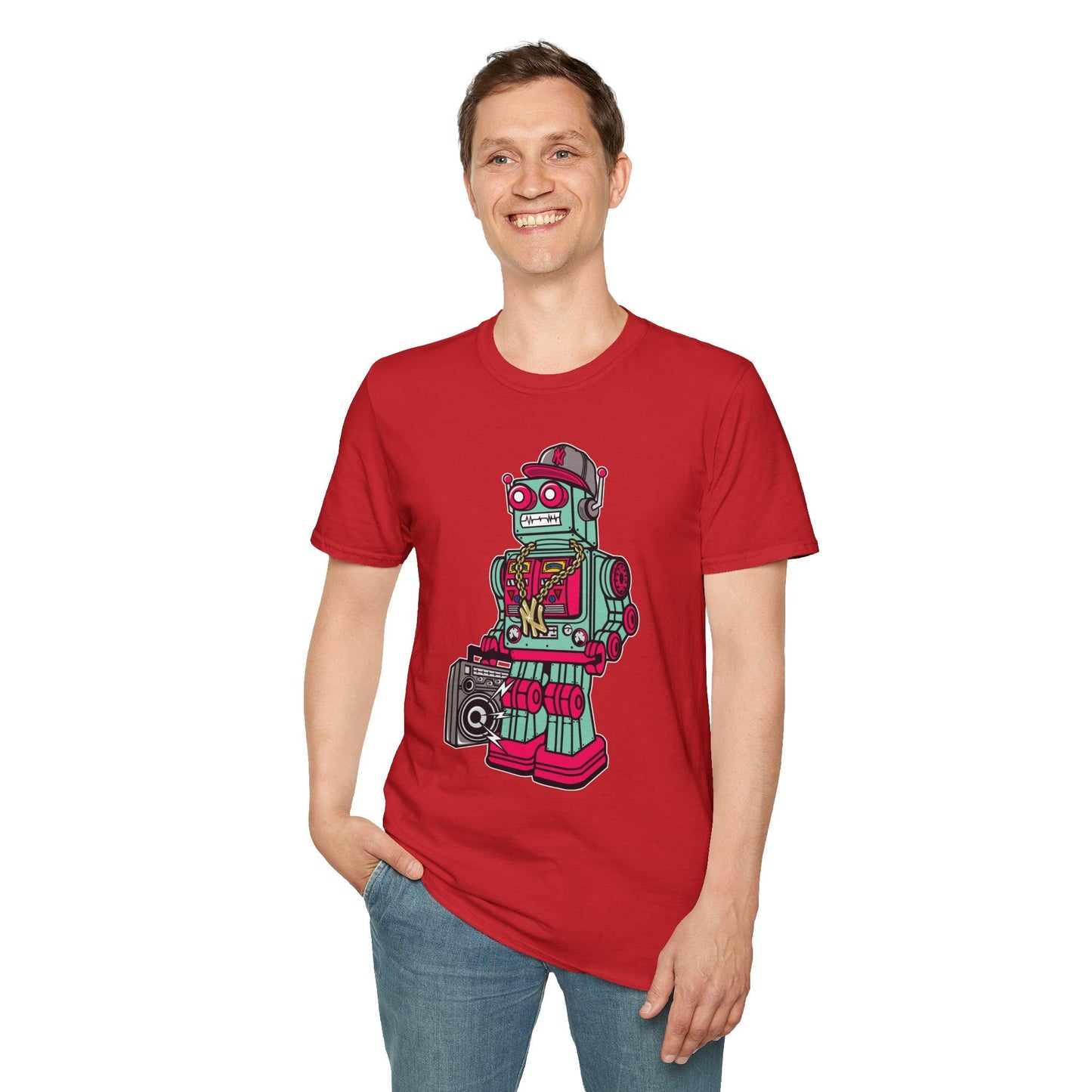 Cartoon T Shirt Animation Tee Funny Unisex Gildan Softstyle 64000 Ring Spun Cotton