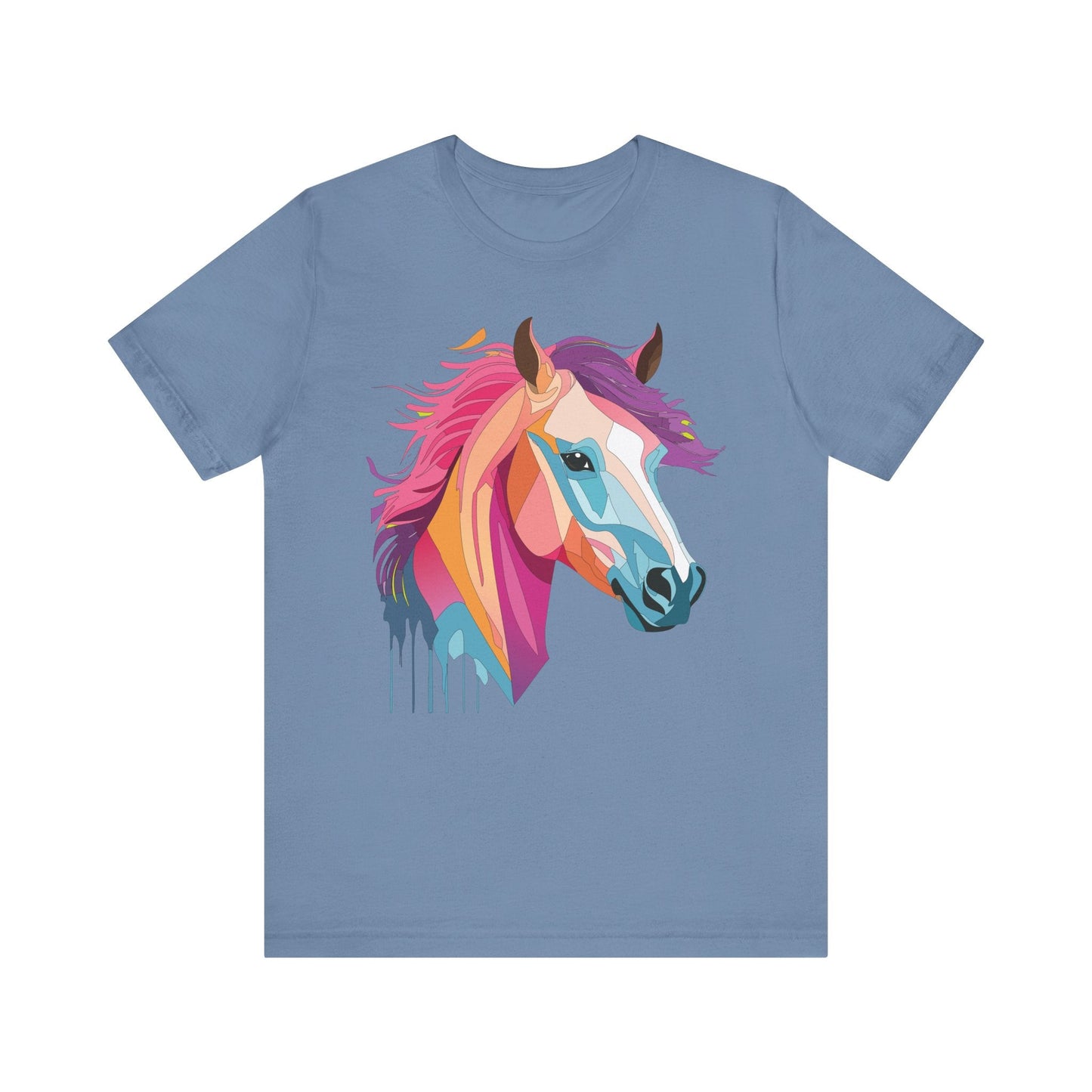 Unisex Animal Shirt Art Design Short Sleeve With Wild Animals Graphic Print Comfort Tee