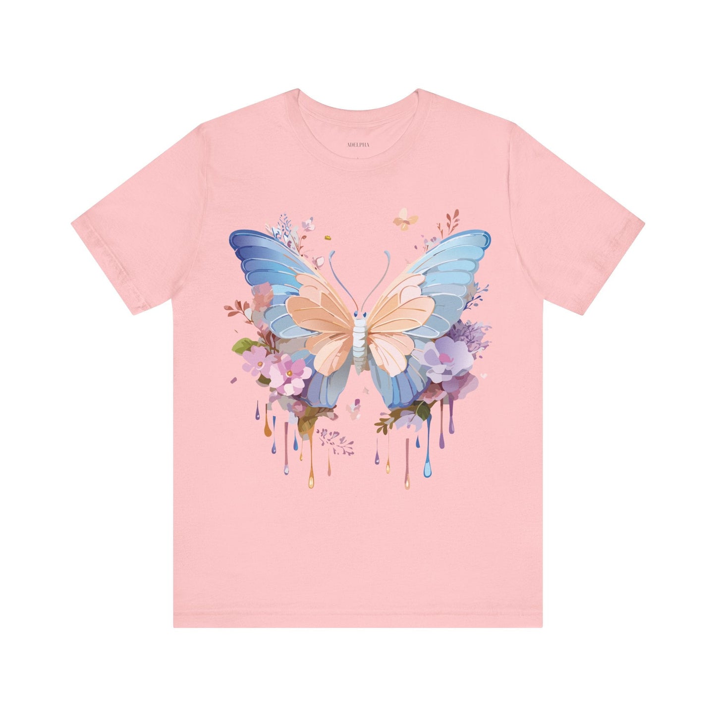 Butterfly Graphic Tee Unisex Jersey Short Sleeve Art Design Adelpha