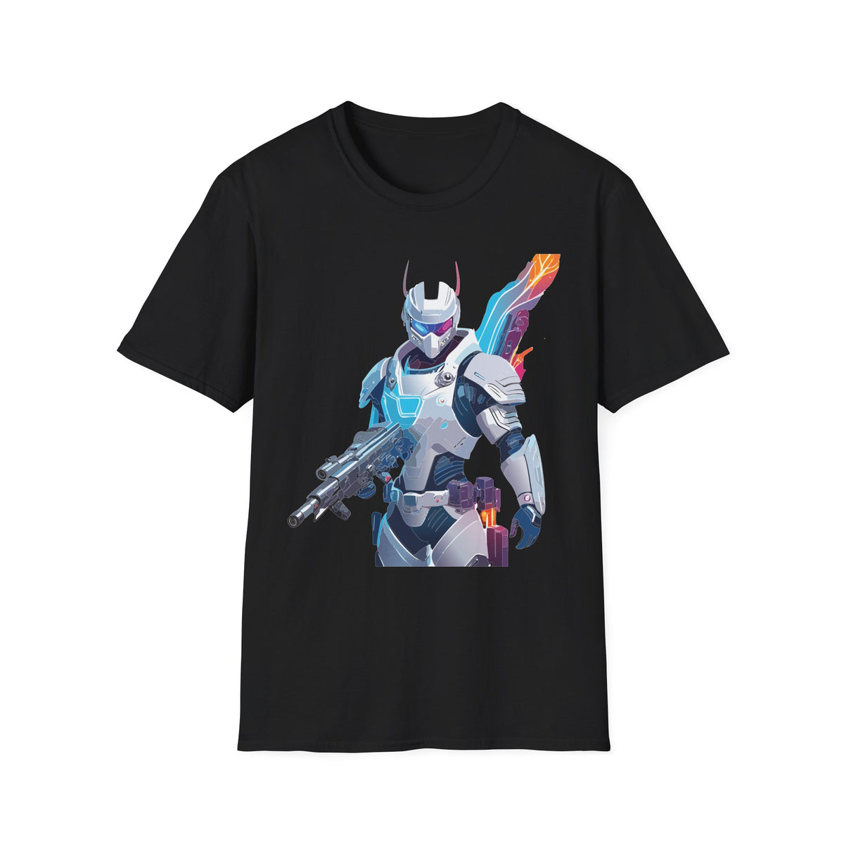 Cartoon Warrior Graphic Tee Gildan Unisex 100 Cotton Tee Shirt c43