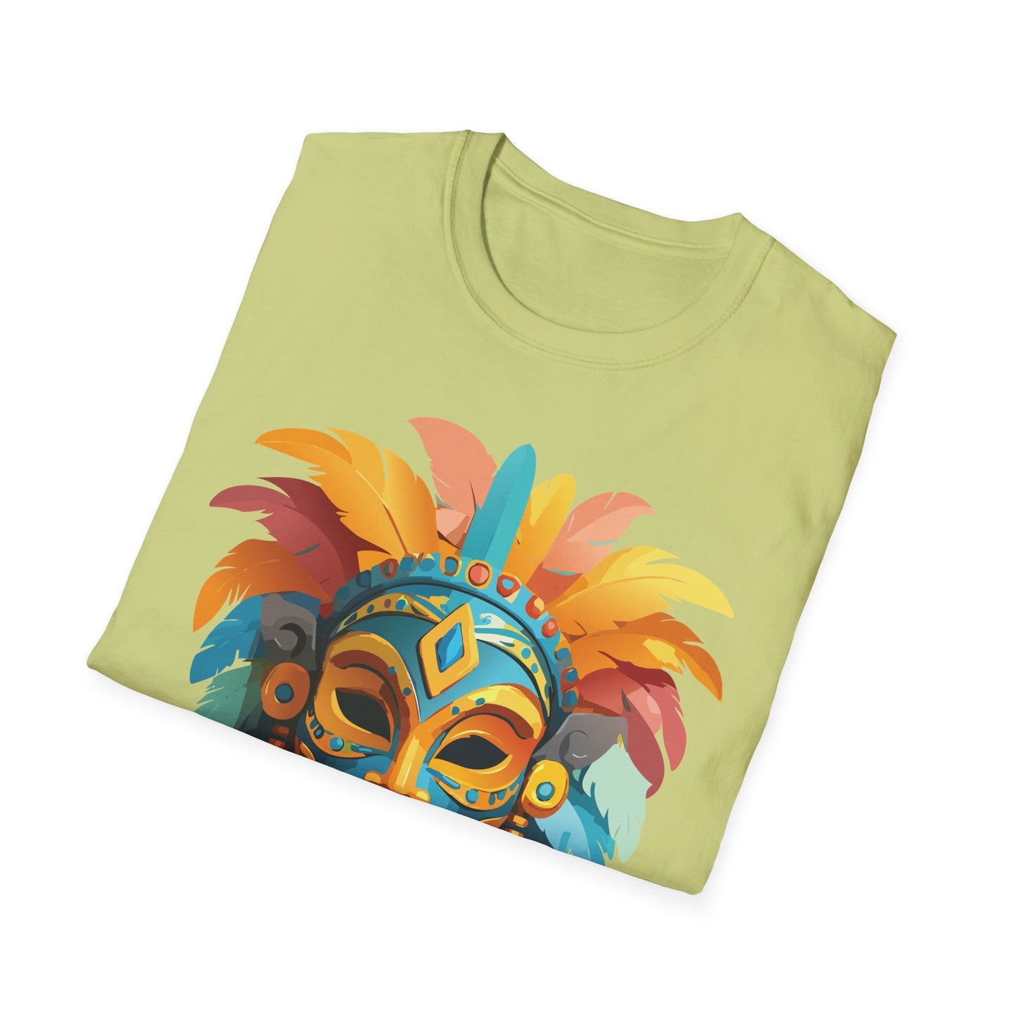 Mask Tee Shirt Unisex Graphic Design Short Sleeve Tee Gildan Softstyle 64000 Ring Spun Cotton