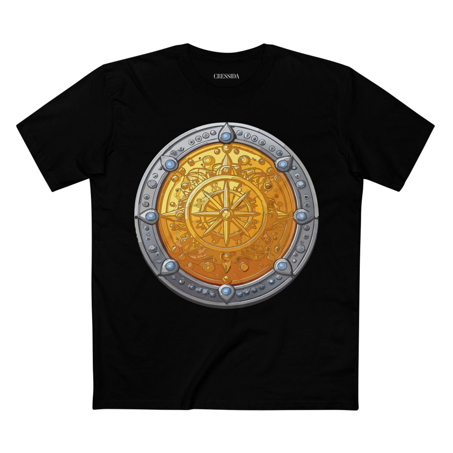 Antique Gold Coin Graphic Design T-Shirt Unisex 100 Cotton With Golden Print Artwork Tee 9