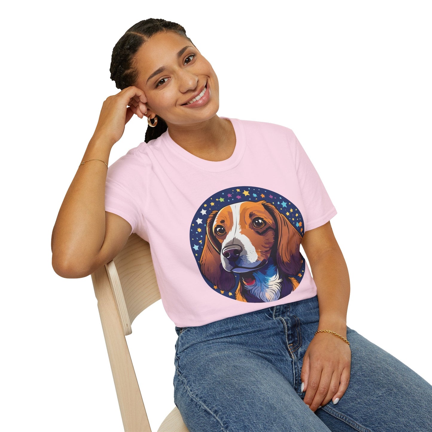 Dog Shirt Unisex Animal Tee Gildan Softstyle 64000 Short Sleeve