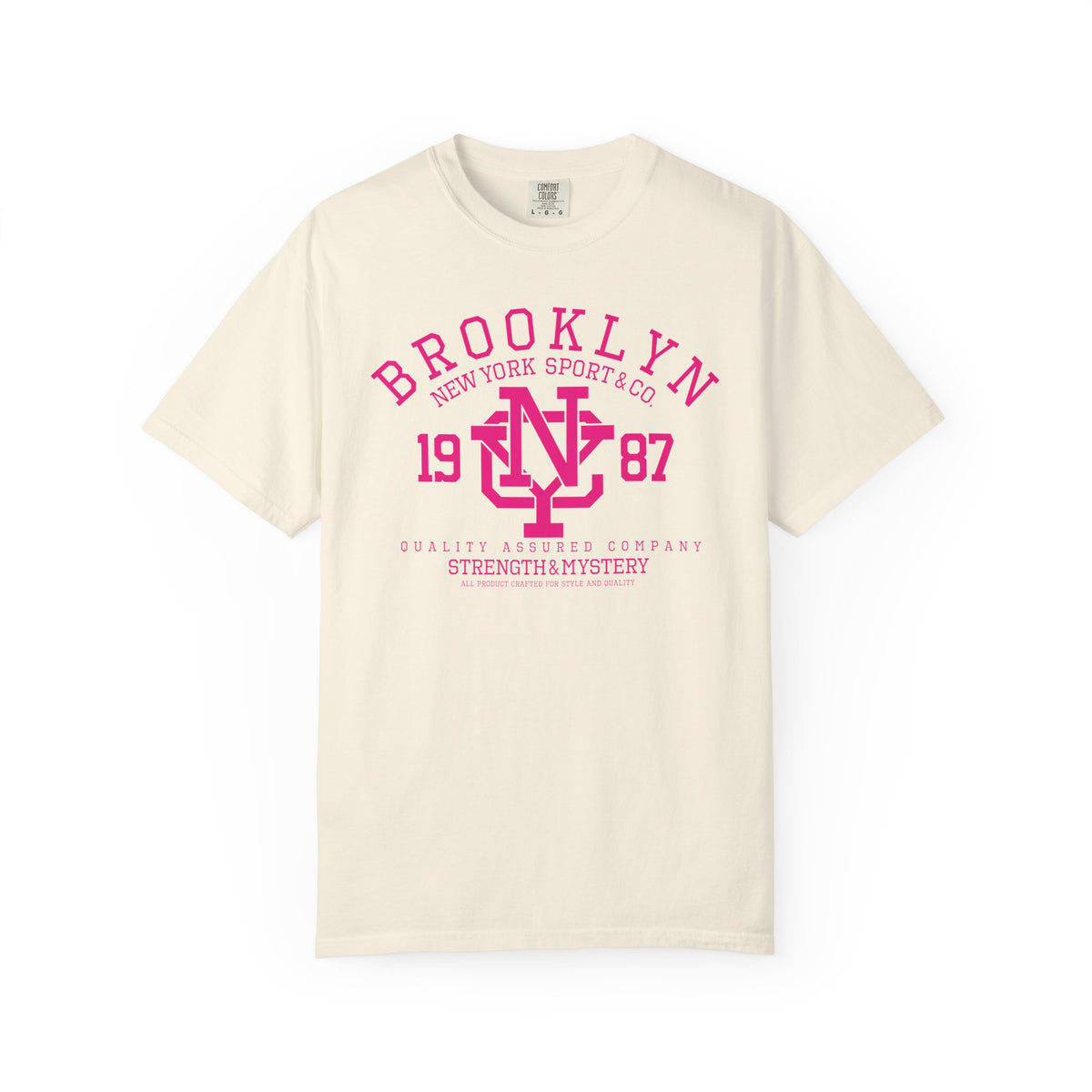 Brooklyn 1987 Athletic Logo Unisex Comfort Colors Garment-Dyed Heavyweight 100 Cotton Art Design T-Shirt w11