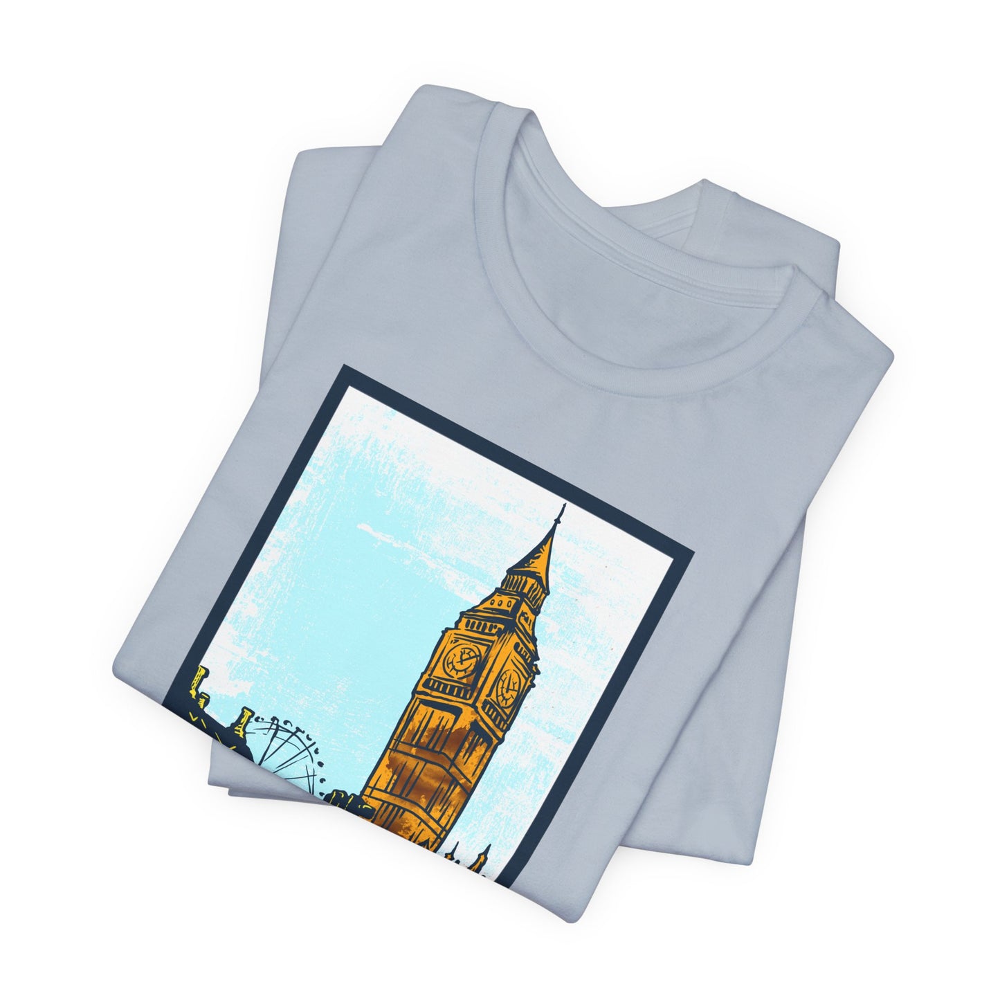 Retro Poster London Graphic Design Tee, London Shirt, Vintage Tees, Art Design T-Shirt, Graphic Tee, Retro Art Shirts