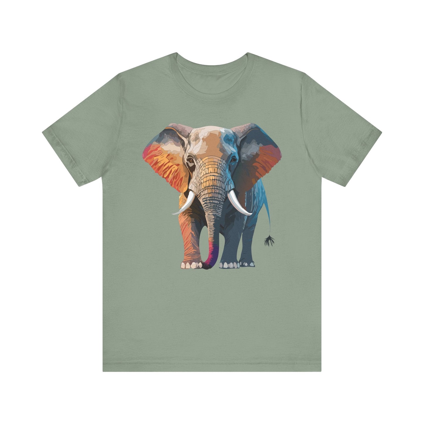 Unisex Animal Shirt With Animals Art Design Graphic Tee Short Sleeve Wild Animals