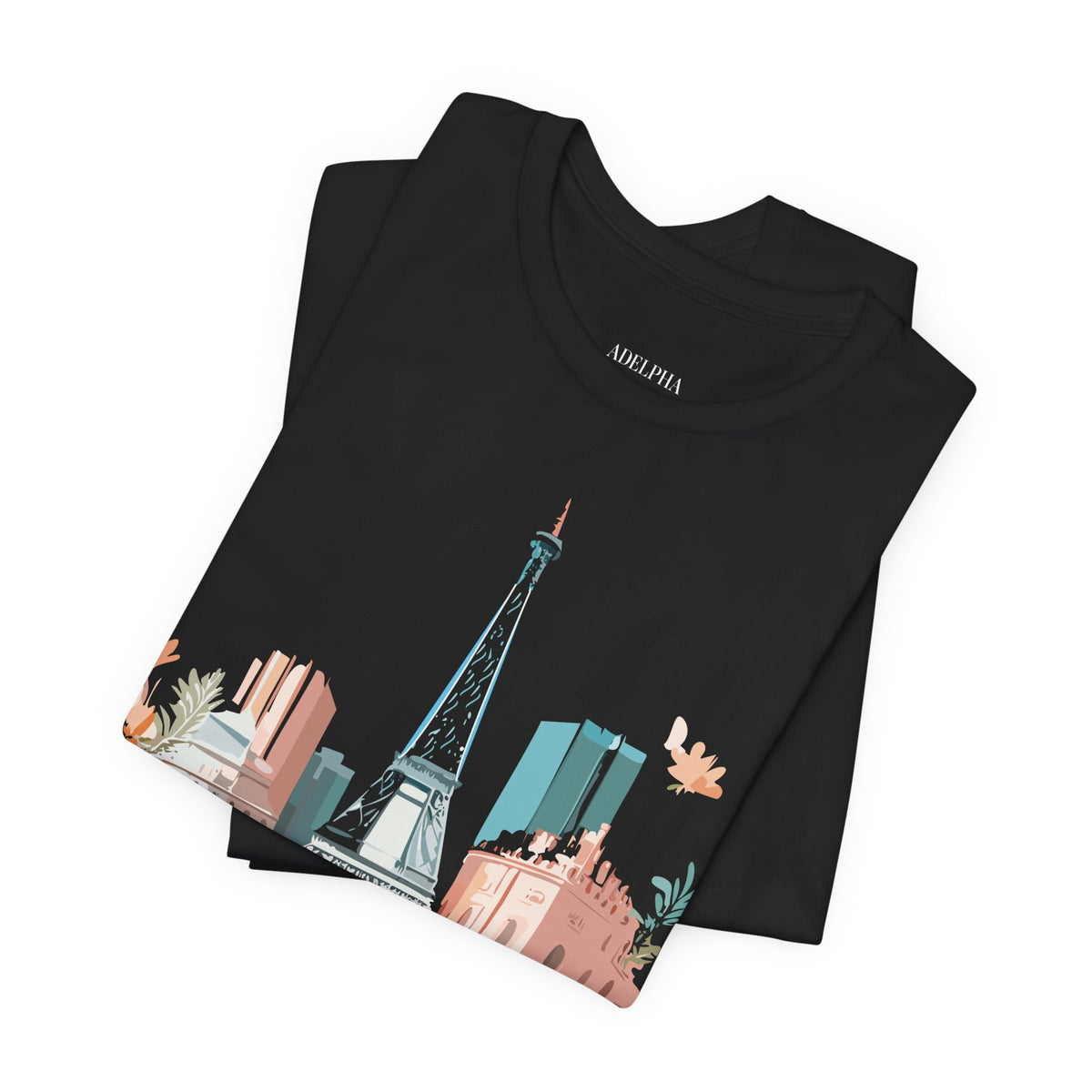 Unisex Cotton Bella+Canvas Tee with Paris