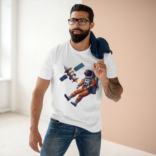 Cosmos Astronaut Shirt CS37 Unisex Premium Cotton Original Art Tee Retro2Nova Edition