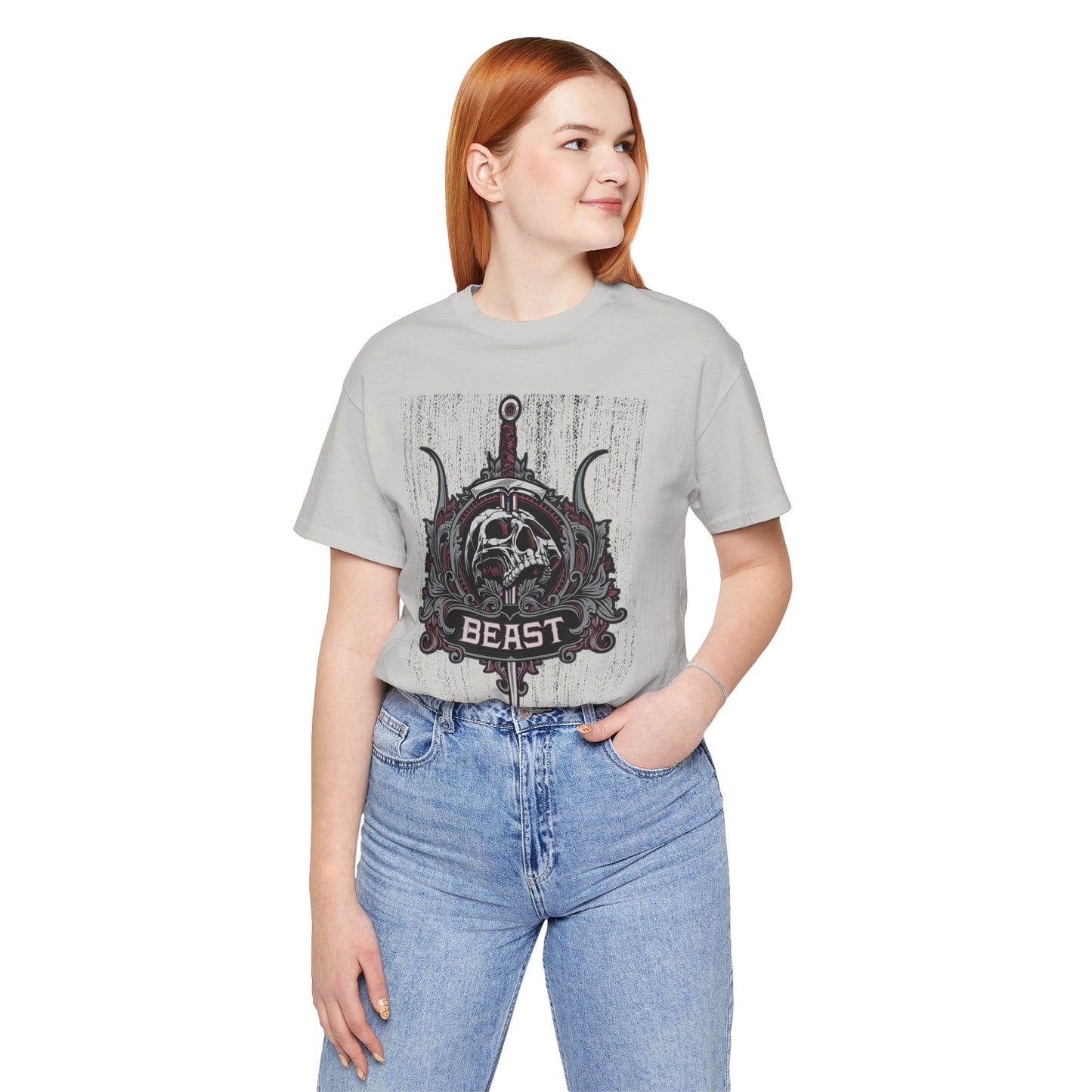 Beast Graphic Tee, Graphic T-Shirt, Artistic Vintage T-Shirt, Vintage Shirt, Skull Tee, Art Design Skull Tees