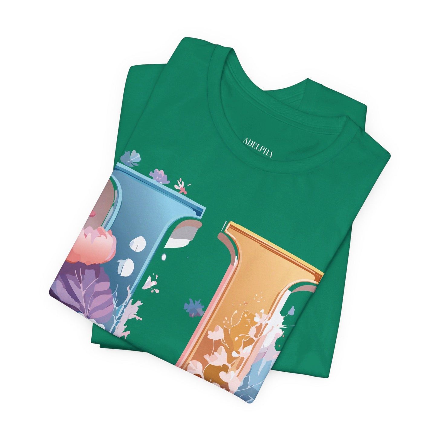 Letter U Graphic Tee Unisex Jersey Short Sleeve Premium Adelpha Art Design Shirt