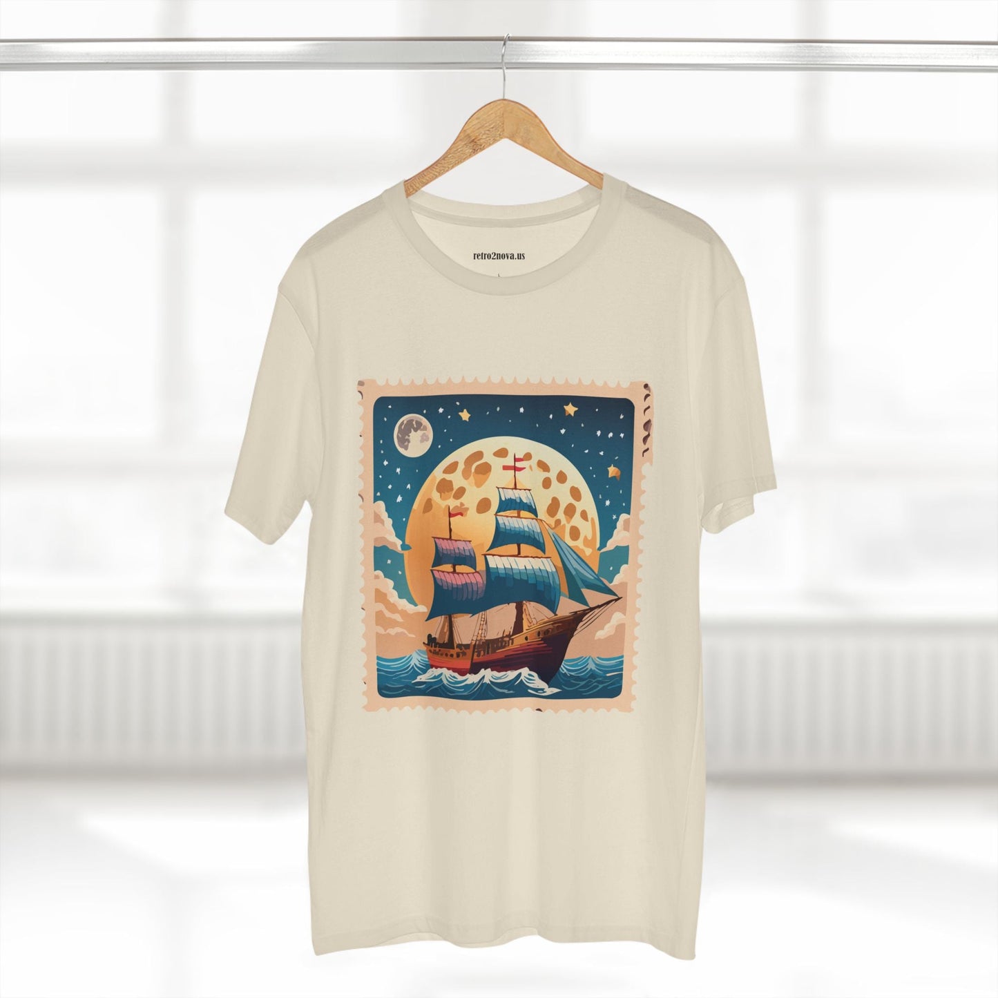 Stamp Shirt Postage Stamp Tee Unisex Premium Cotton with Original Art Design Retro2Nova