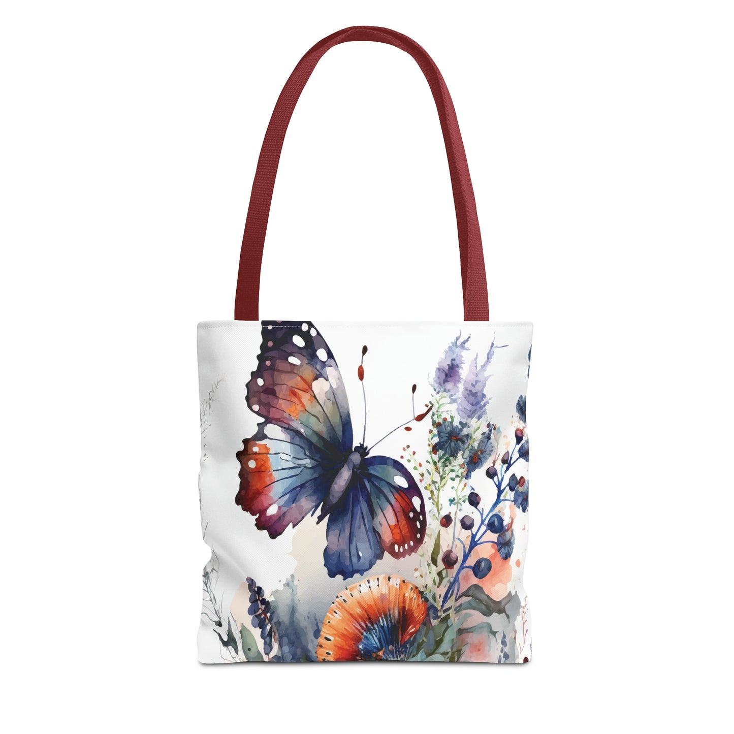 Canvas Bag with Butterfly Prints