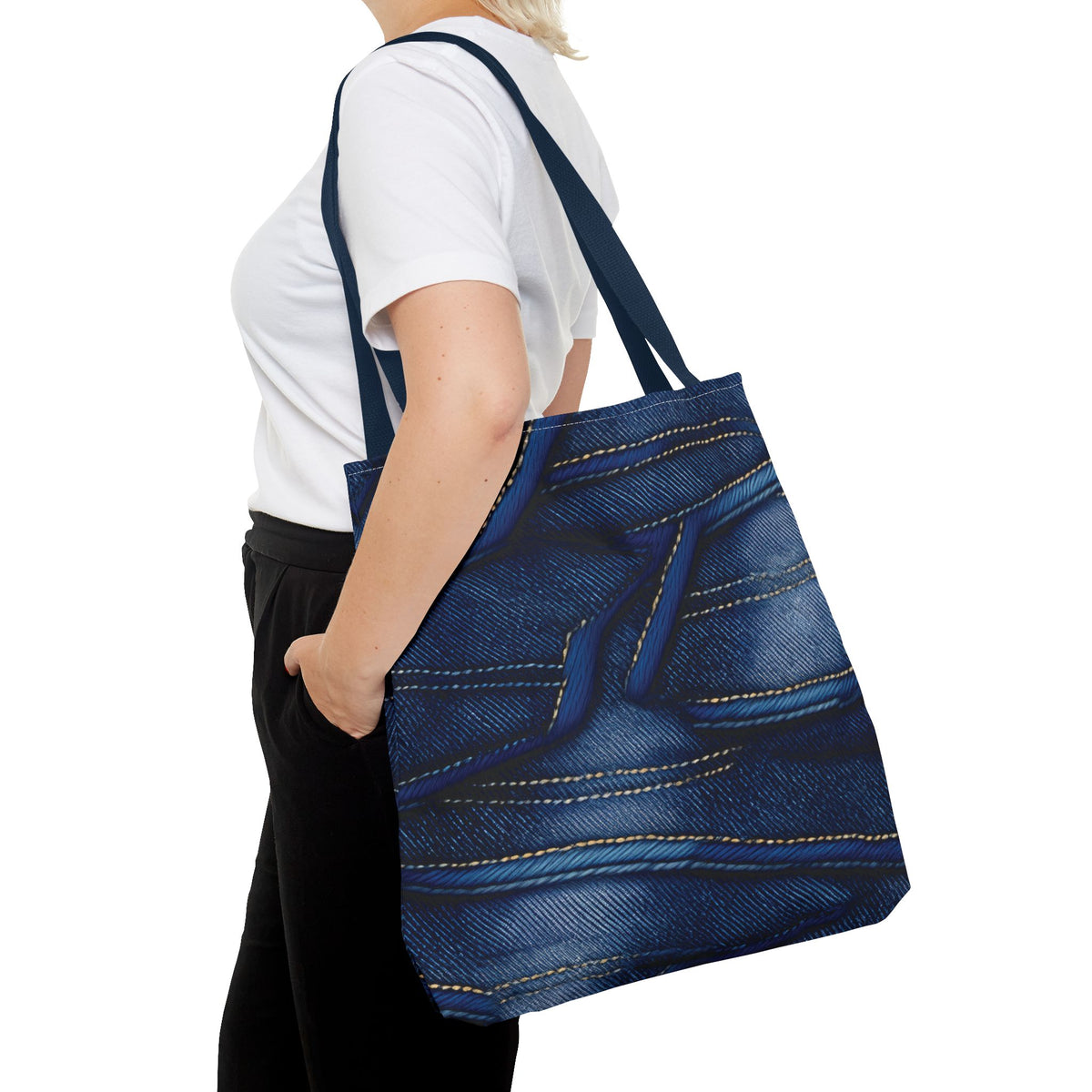 Denim Canvas Bag, Tote Bag Denim