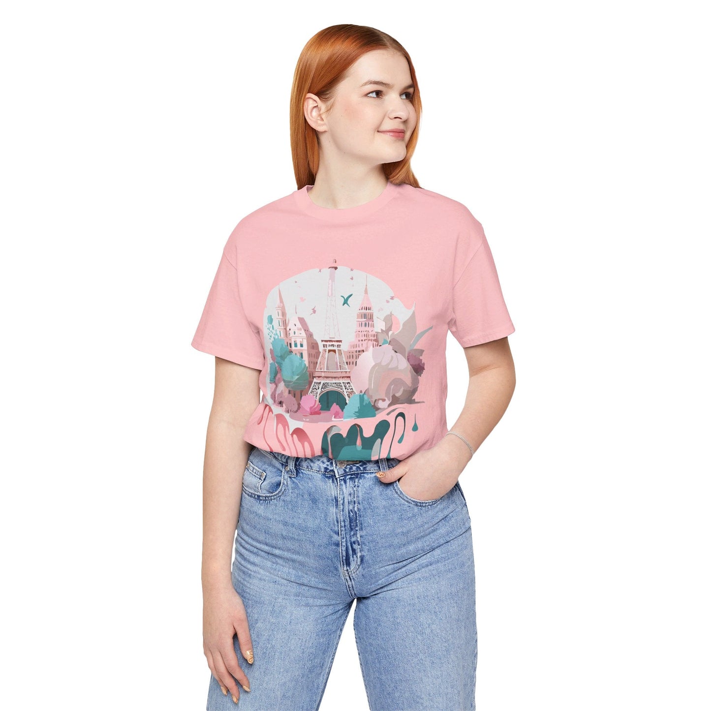 Paris Graphic Tee Unisex Premium Adelpha Art Design Vintage Inspired Short Sleeve Shirt